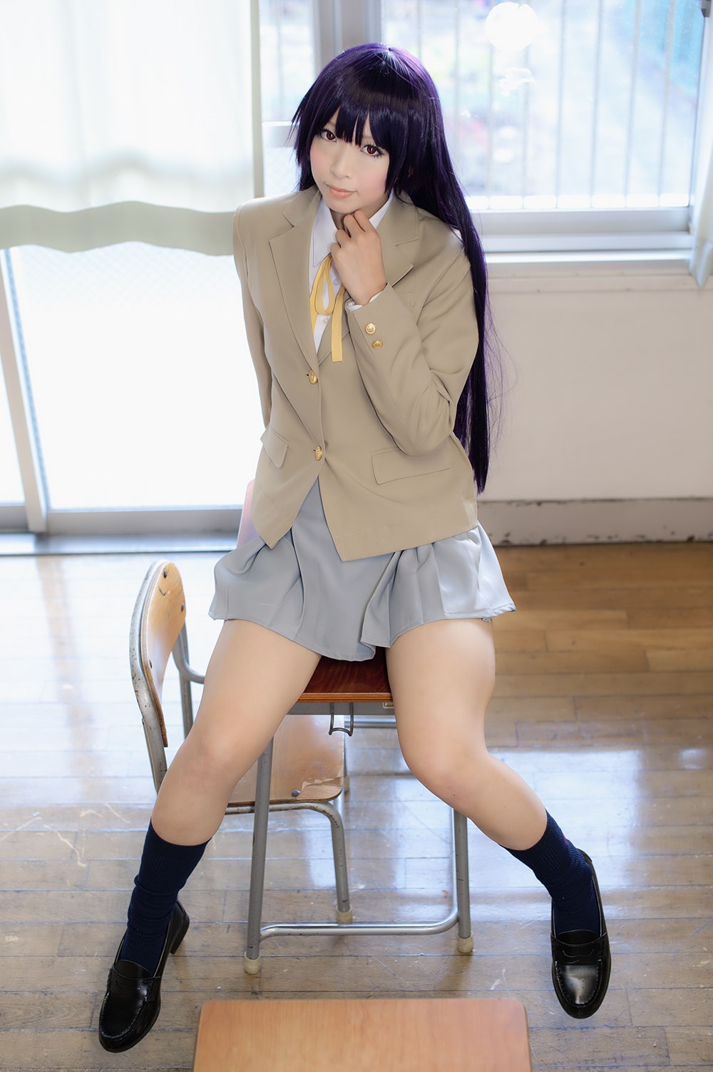 Kuroneko Mashiro: sexy girl in uniform(14)