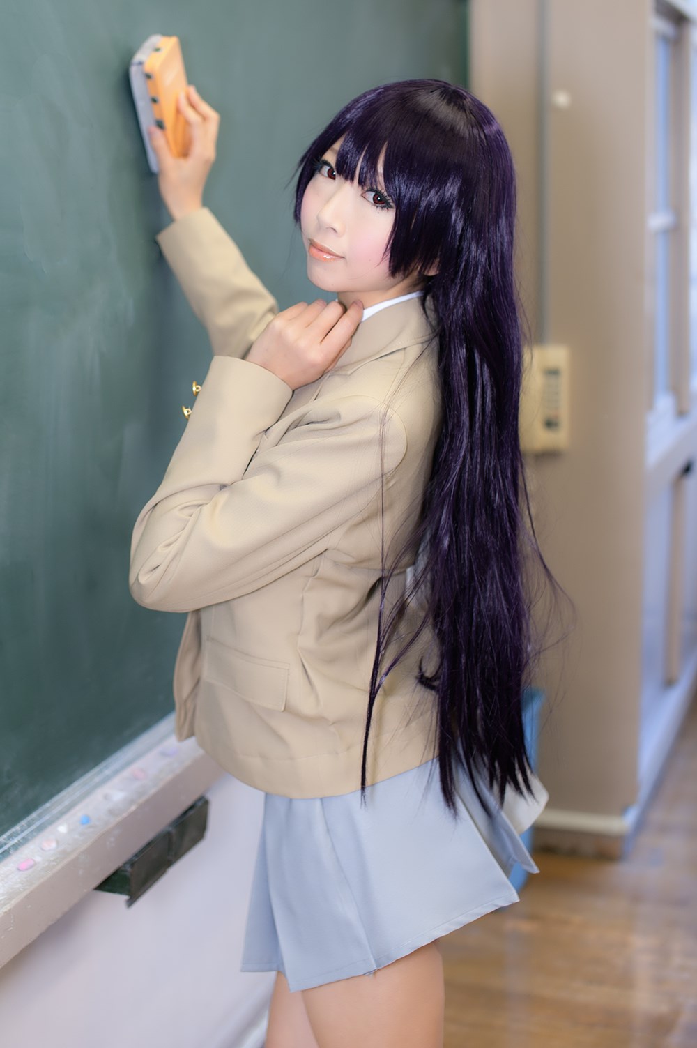 Kuroneko Mashiro: sexy girl in uniform(8)