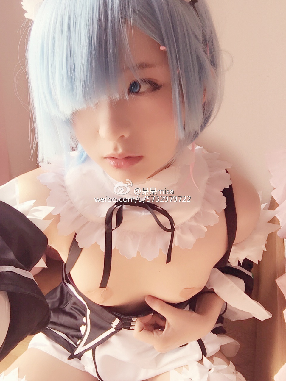 Beloved blue haired girl REM charming girl(11)