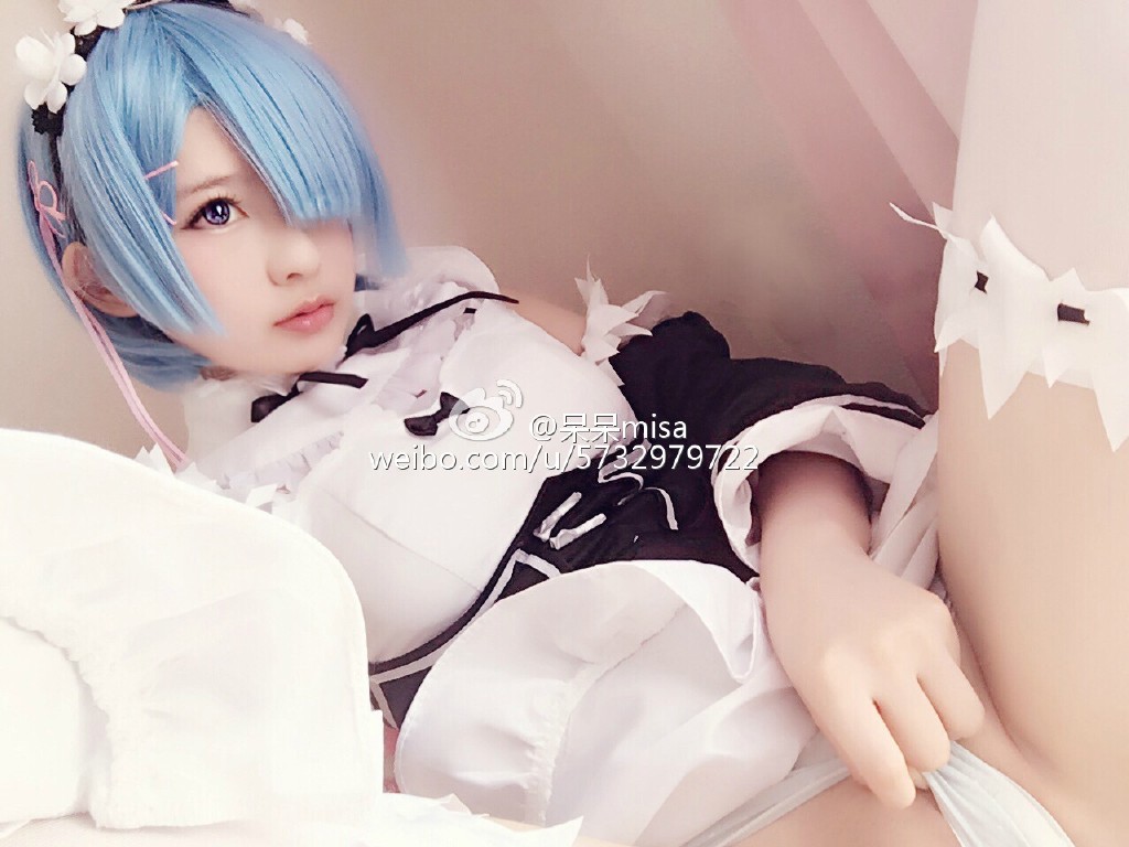 Beloved blue haired girl REM charming girl(25)