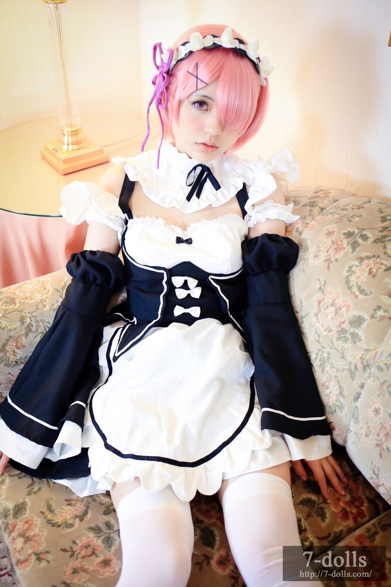 Maid twins ram ero Cosplay maid service(11)