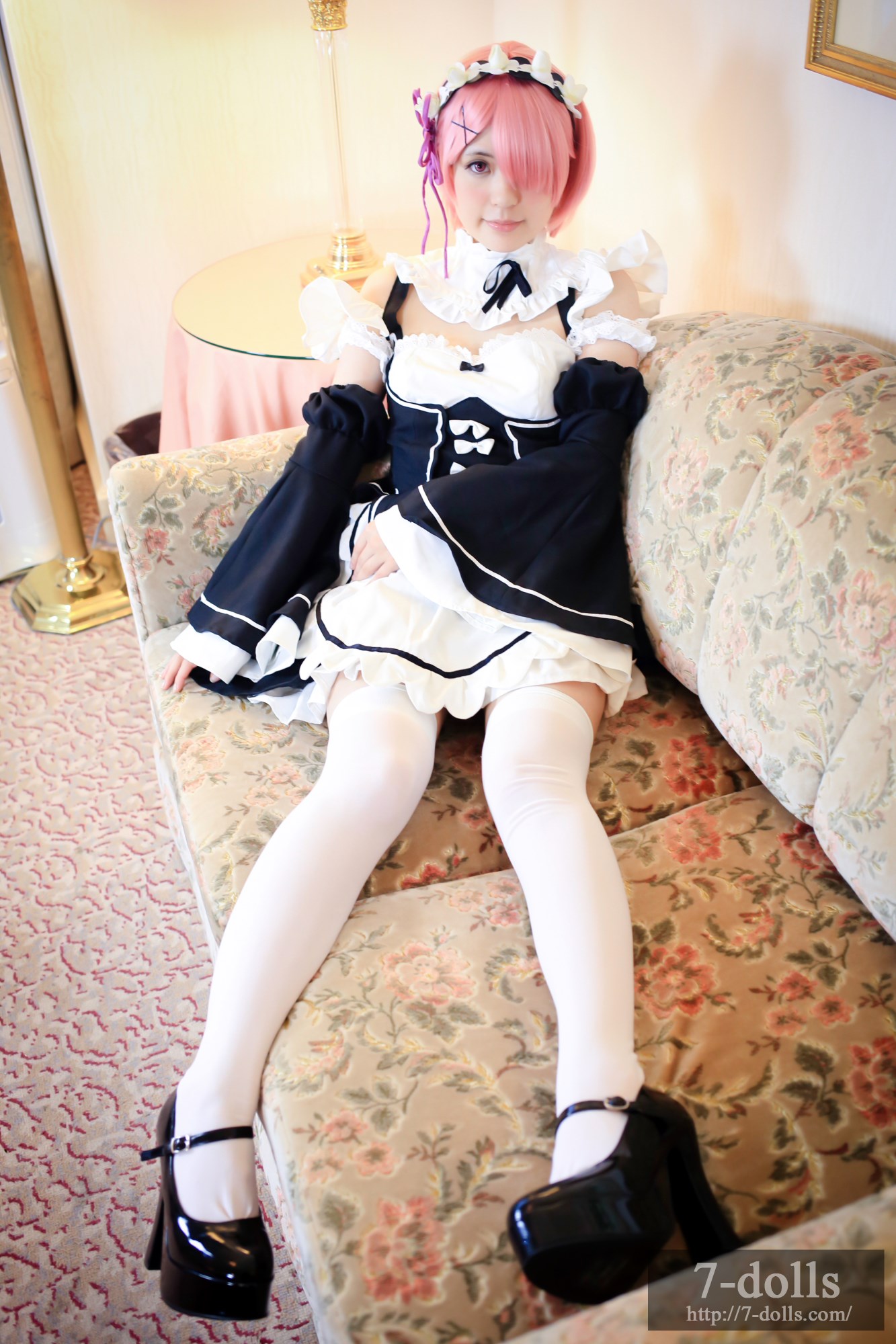 Maid twins ram ero Cosplay maid service(12)