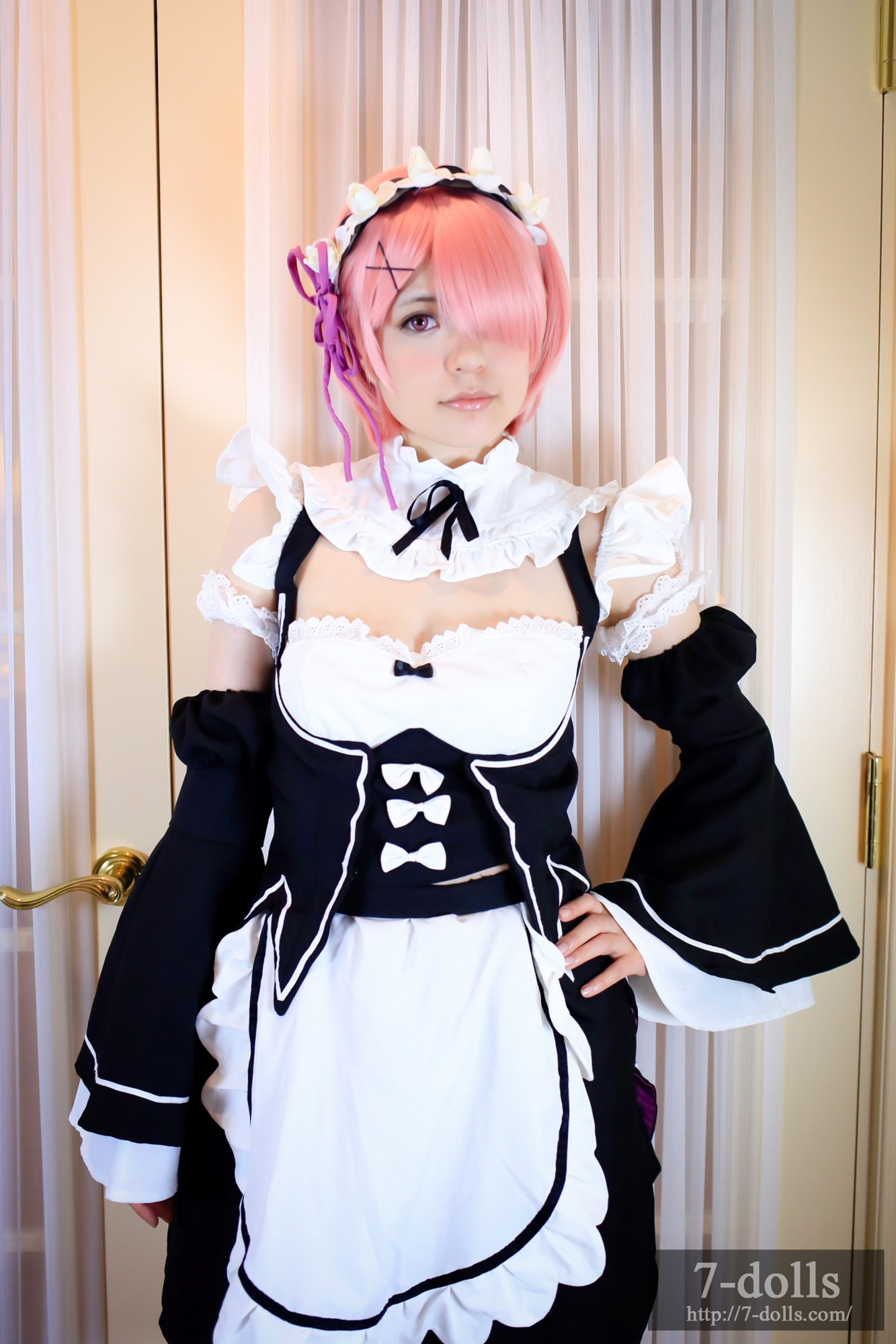 Maid twins ram ero Cosplay maid service(21)