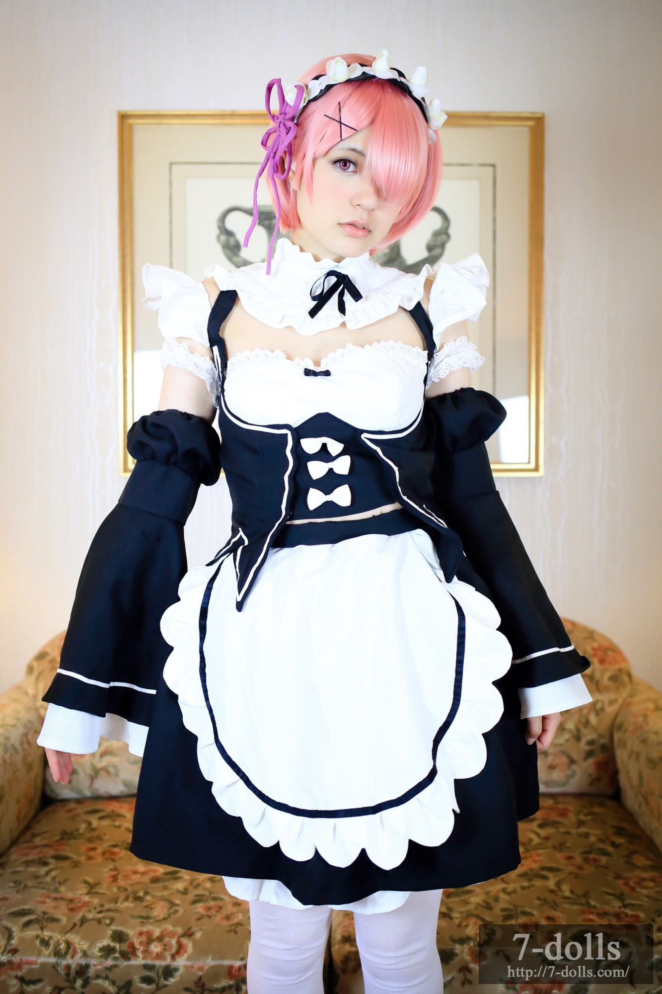 Maid twins ram ero Cosplay maid service(8)