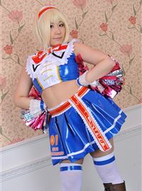 Glamorous blonde Alice's erotic cheerleading performance(23)