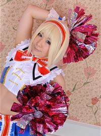 Glamorous blonde Alice's erotic cheerleading performance(24)