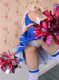 Glamorous blonde Alice's erotic cheerleading performance(30)