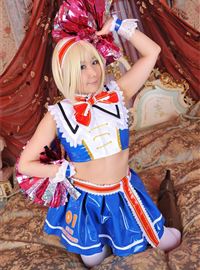 Glamorous blonde Alice's erotic cheerleading performance(37)