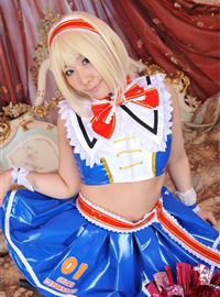 Glamorous blonde Alice's erotic cheerleading performance(39)