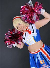 Glamorous blonde Alice's erotic cheerleading performance(66)