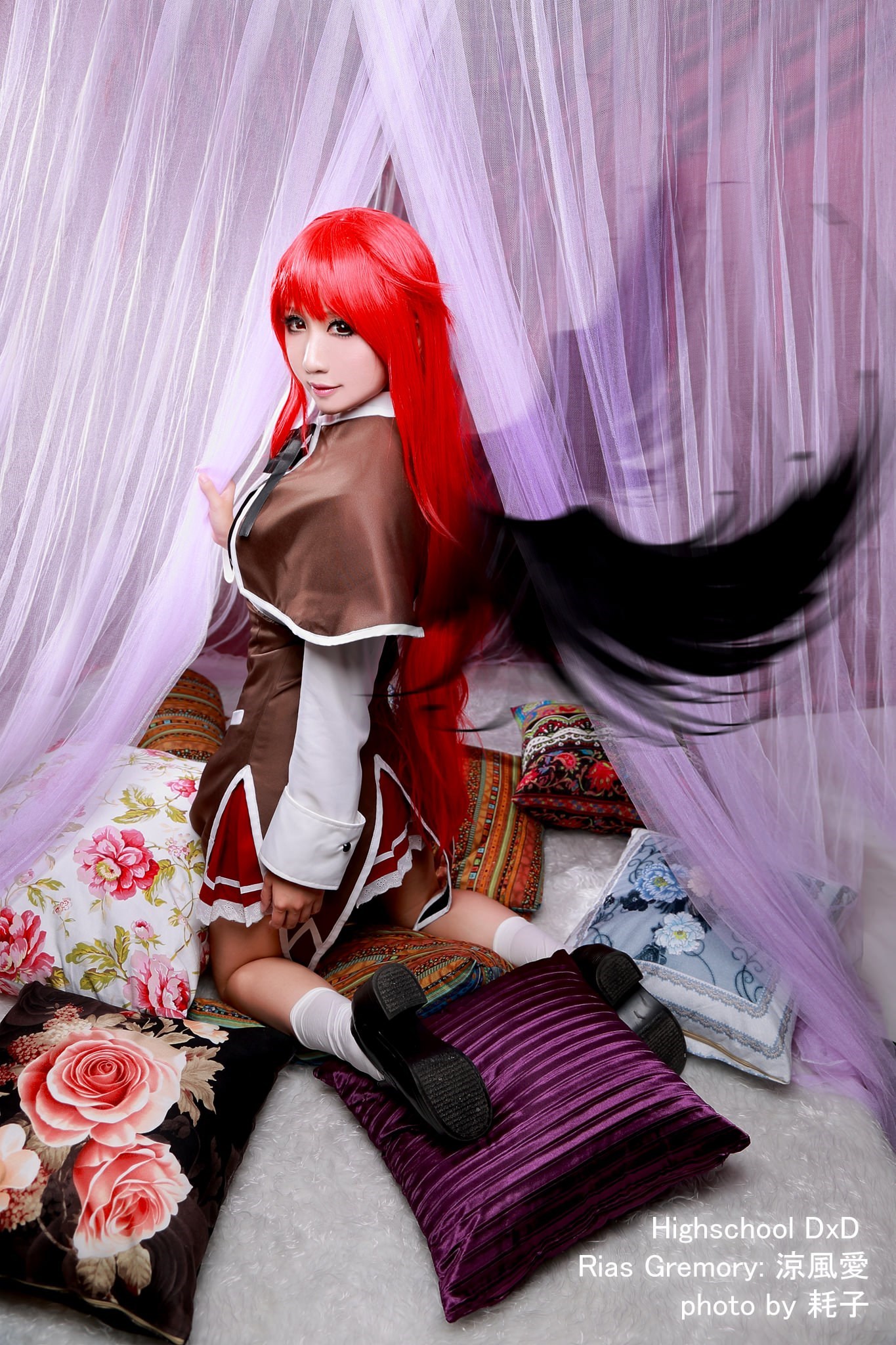 High school DXD series energetic red hair Xu Hong(2)