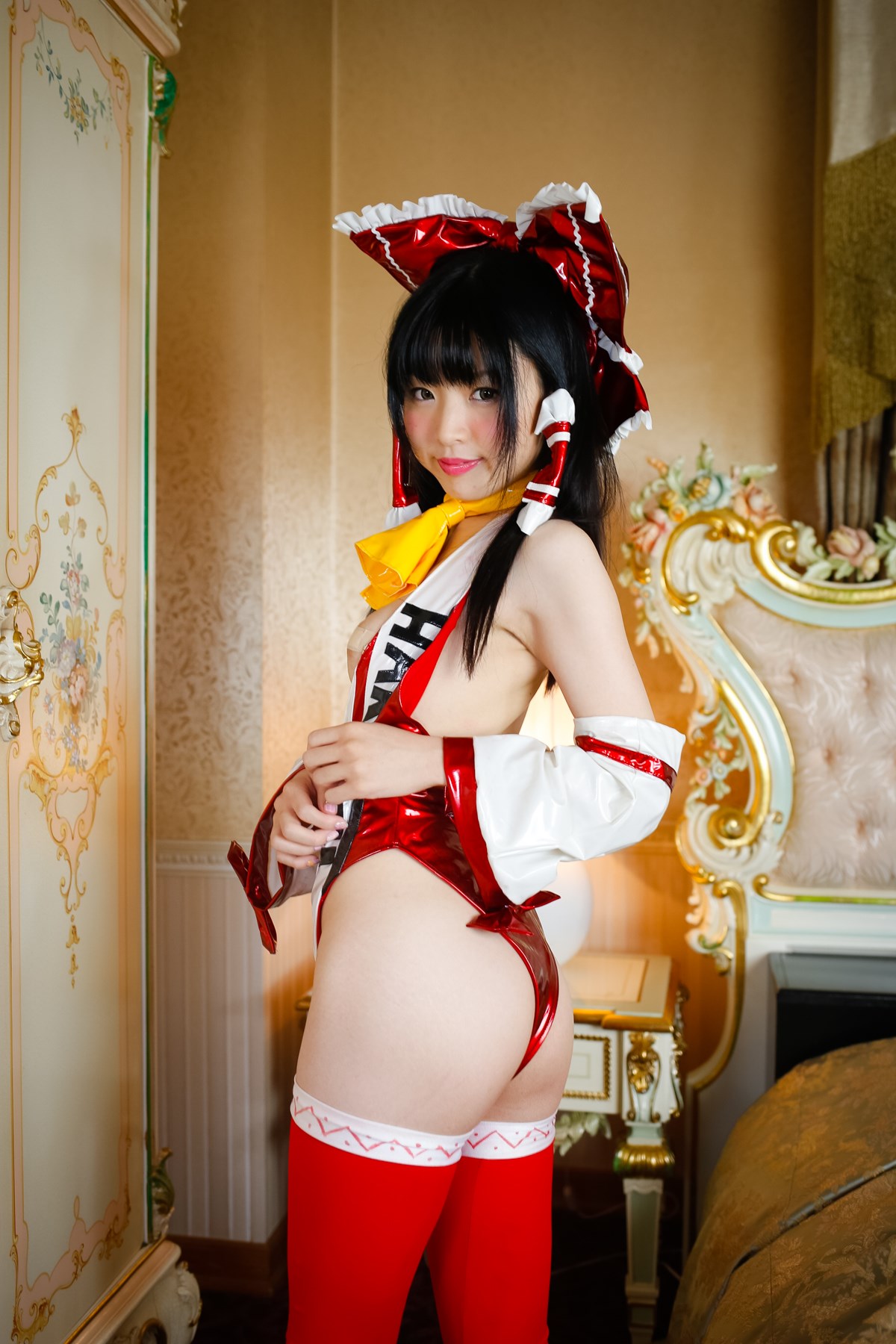 Unforgettable shrine girl Hakurei Reimu naughty lovely girl(3)