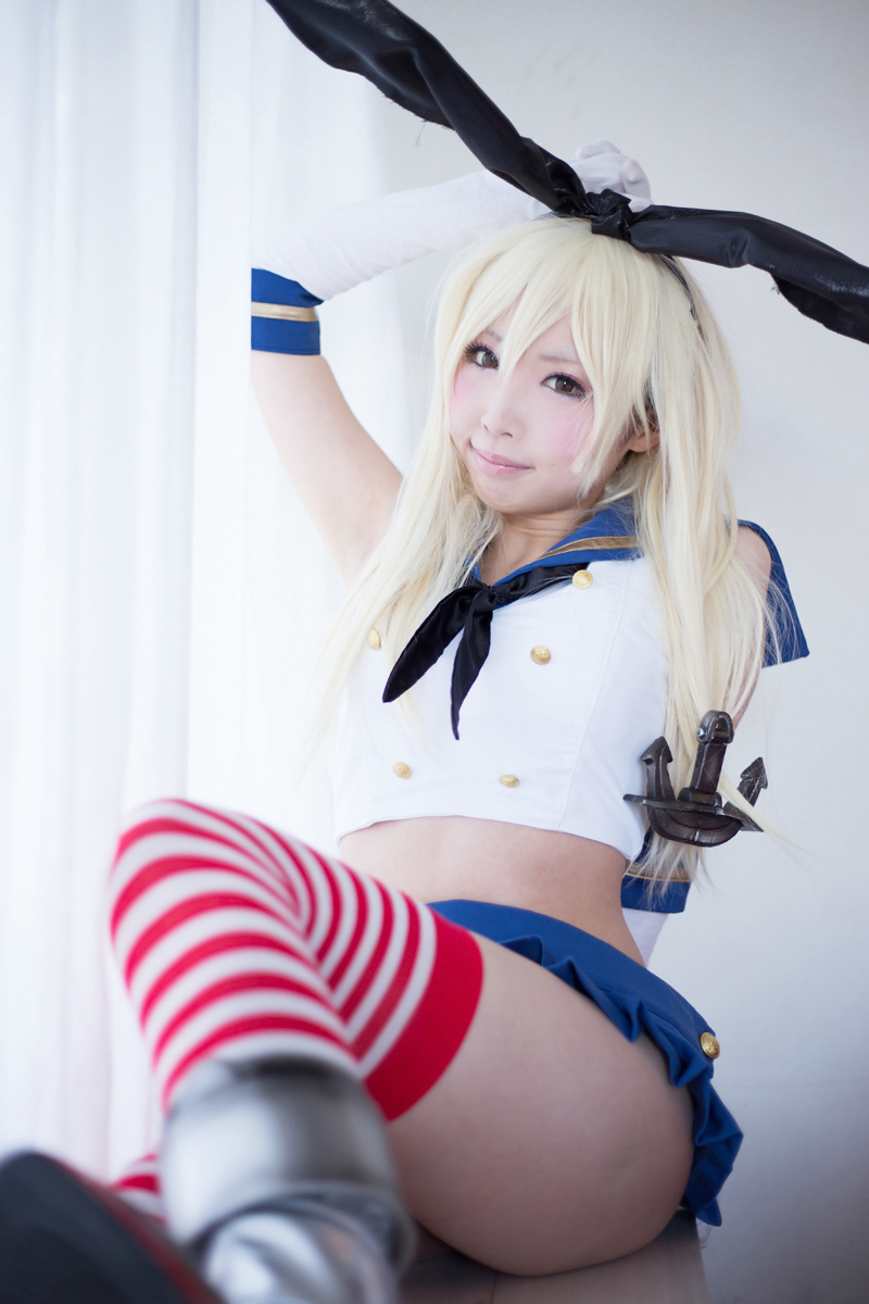 Frivolous clothes shameless posture of Shimakaze animation reality show(59)