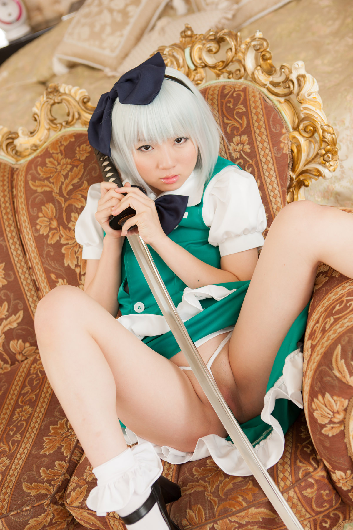 Youmu ero Cosplay by a round foot(1)