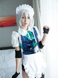 Sakuya izayoi ero cosplay, a servant with silver hair(2)