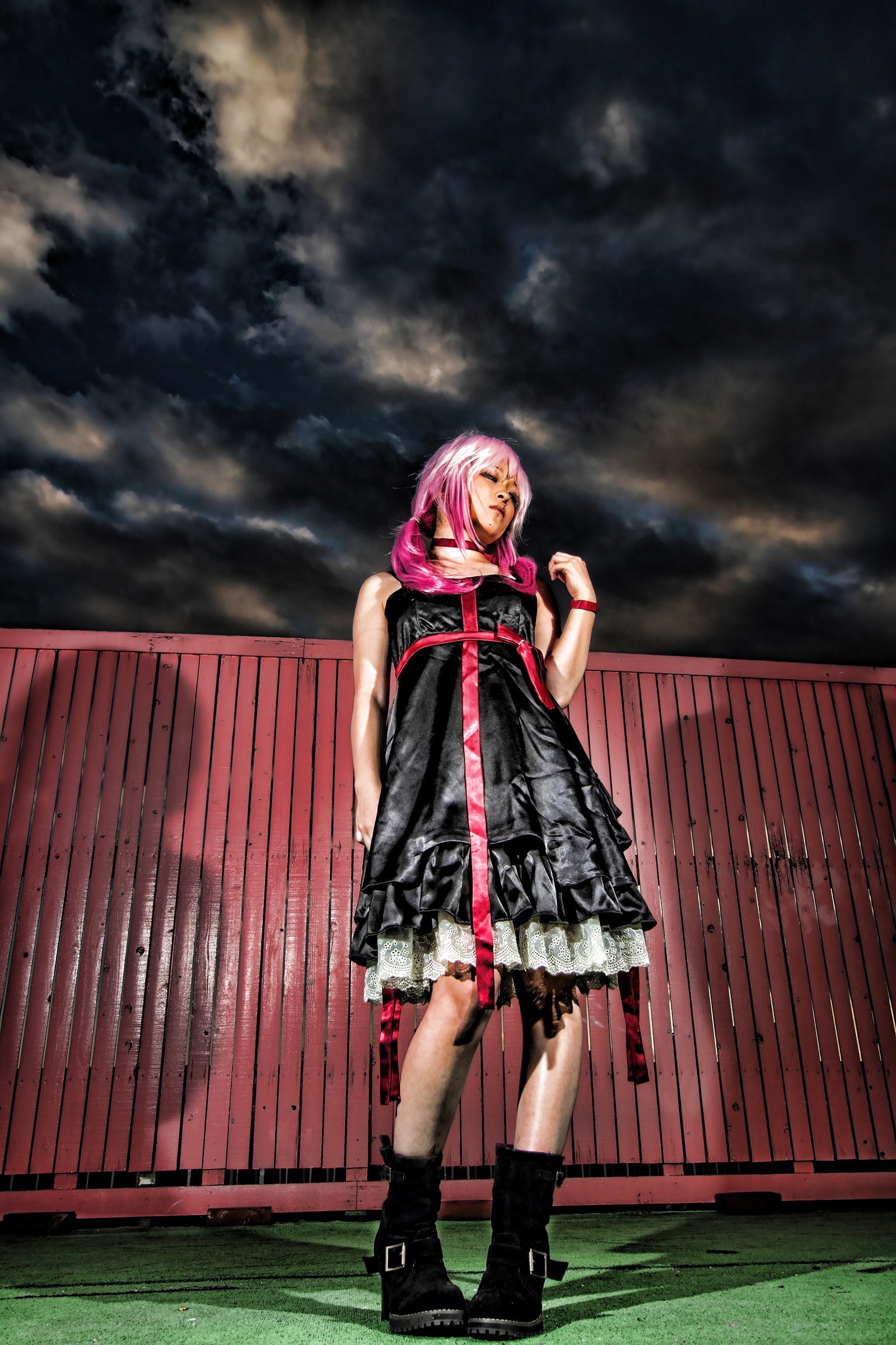 Yuzuriha Inori ero Cosplay riona, an elegant female singer(35)