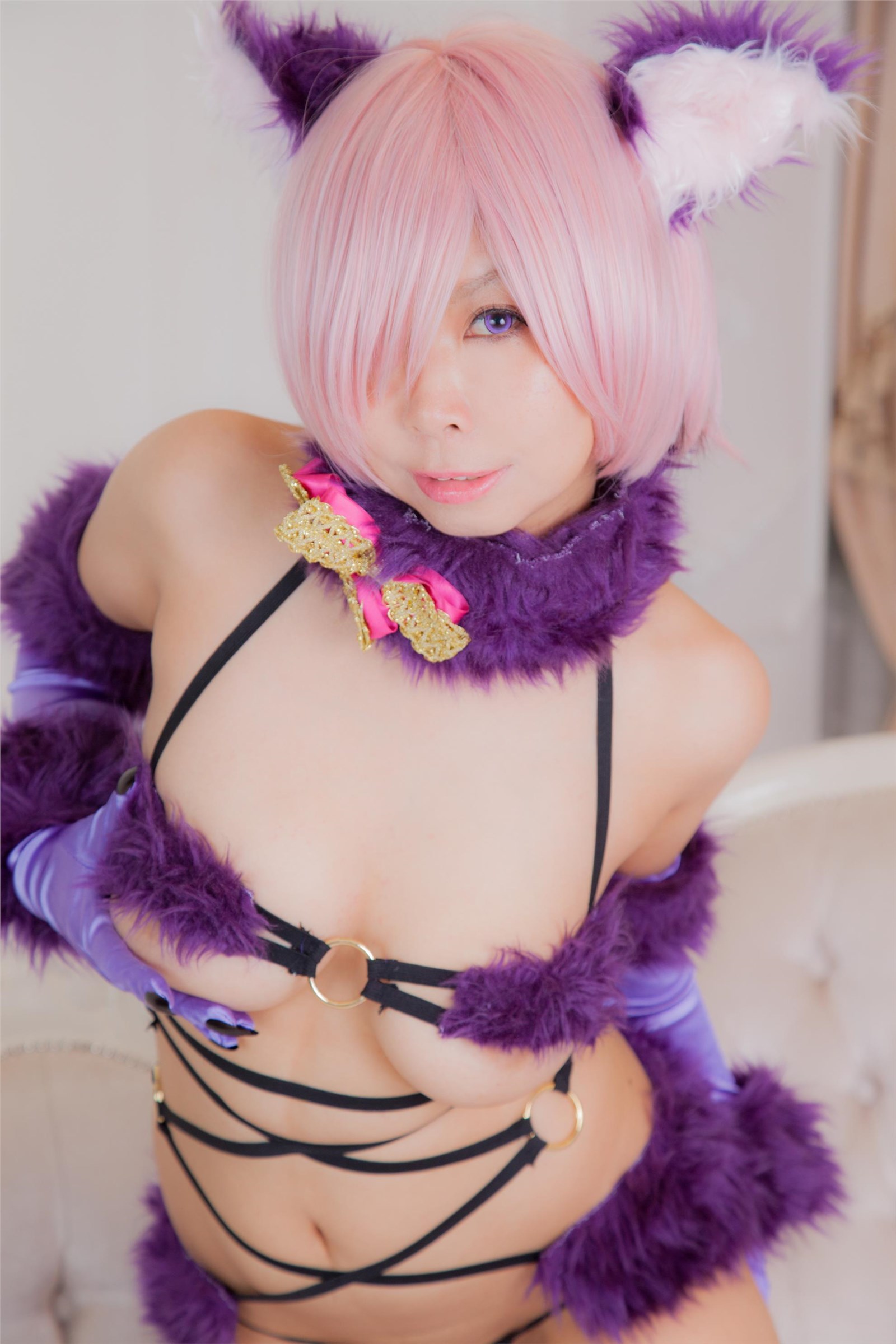 Super sexy girl showing areola Cosplay photo(48)