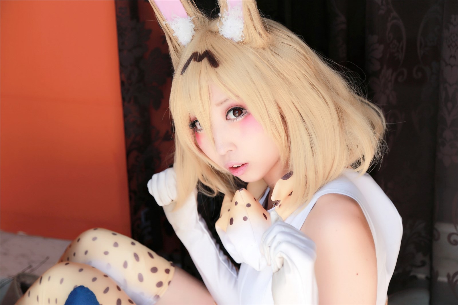 Japanese cosplayer shows a very cold and lovely cat girl(10)