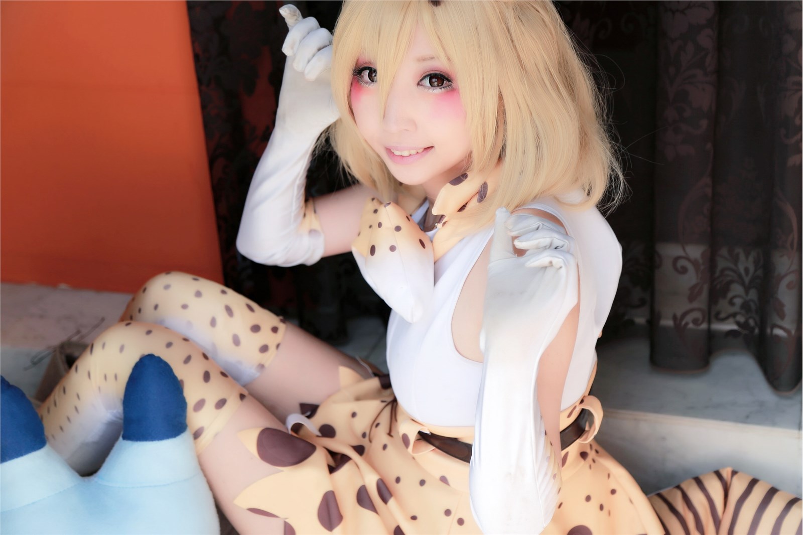Japanese cosplayer shows a very cold and lovely cat girl(22)