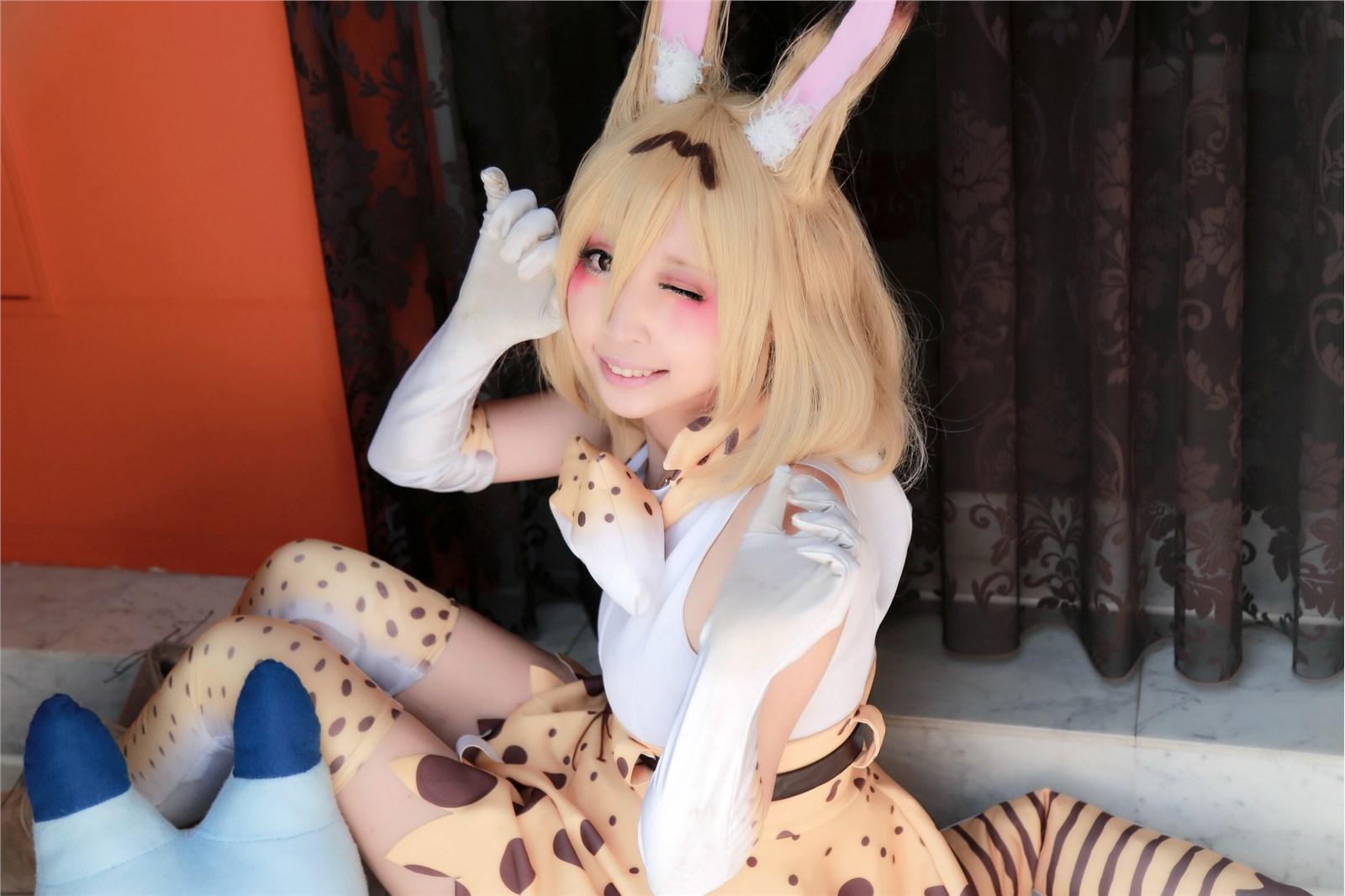 Japanese cosplayer shows a very cold and lovely cat girl(9)