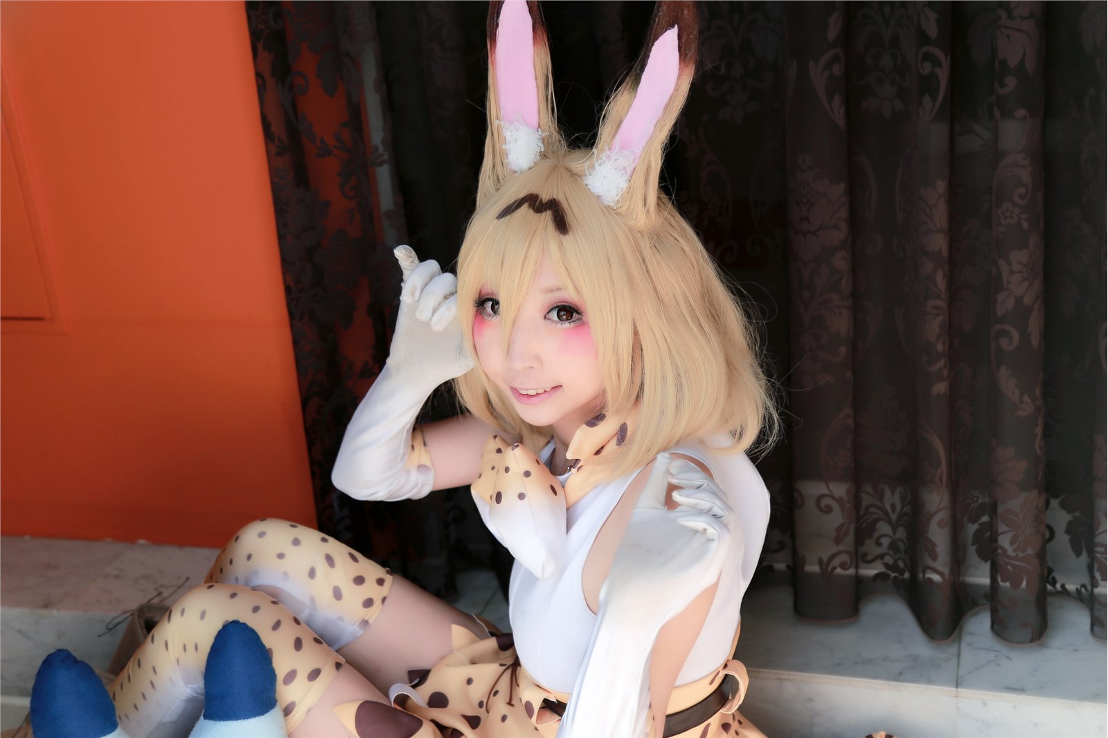 Japanese cosplayer shows a very cold and lovely cat girl(32)