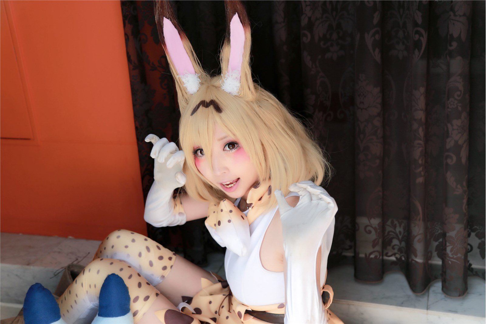 Japanese cosplayer shows a very cold and lovely cat girl(29)