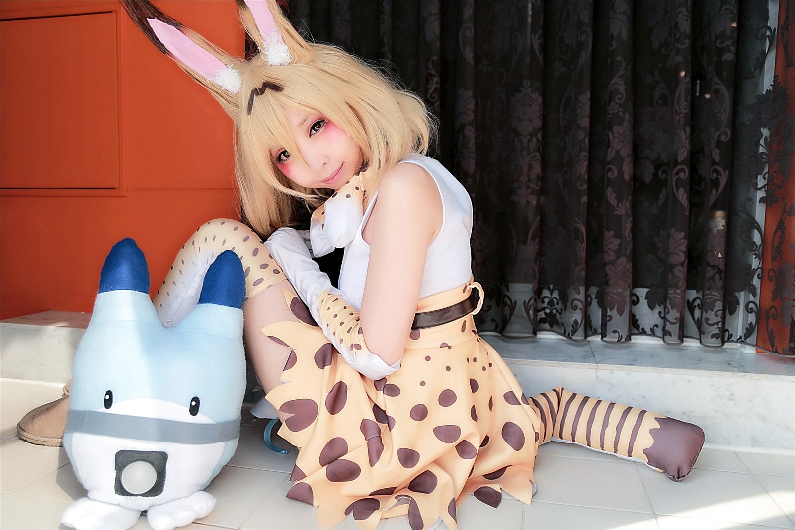 Japanese cosplayer shows a very cold and lovely cat girl(25)