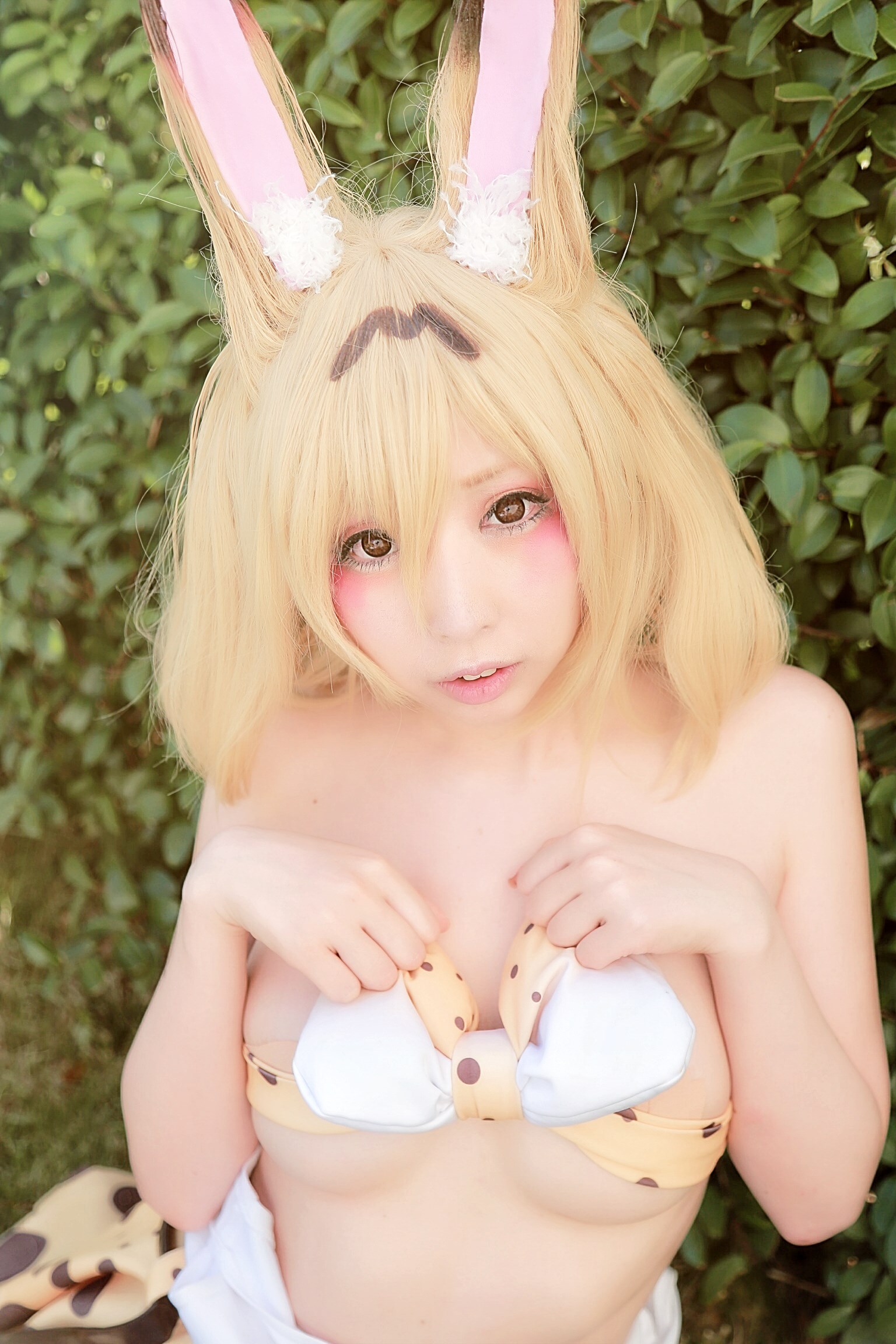 Japanese cosplayer shows a very cold and lovely cat girl(59)