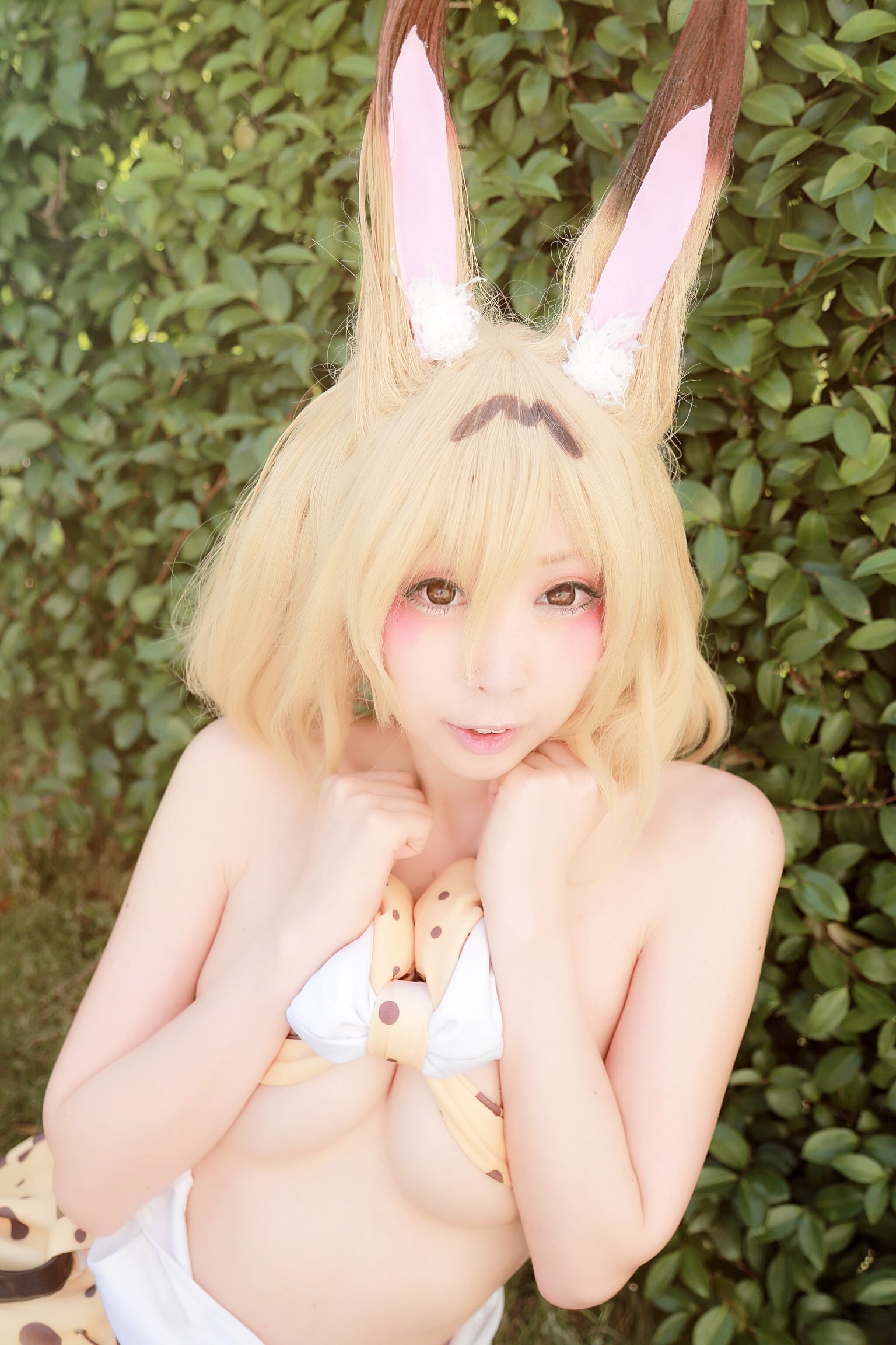 Japanese cosplayer shows a very cold and lovely cat girl(57)