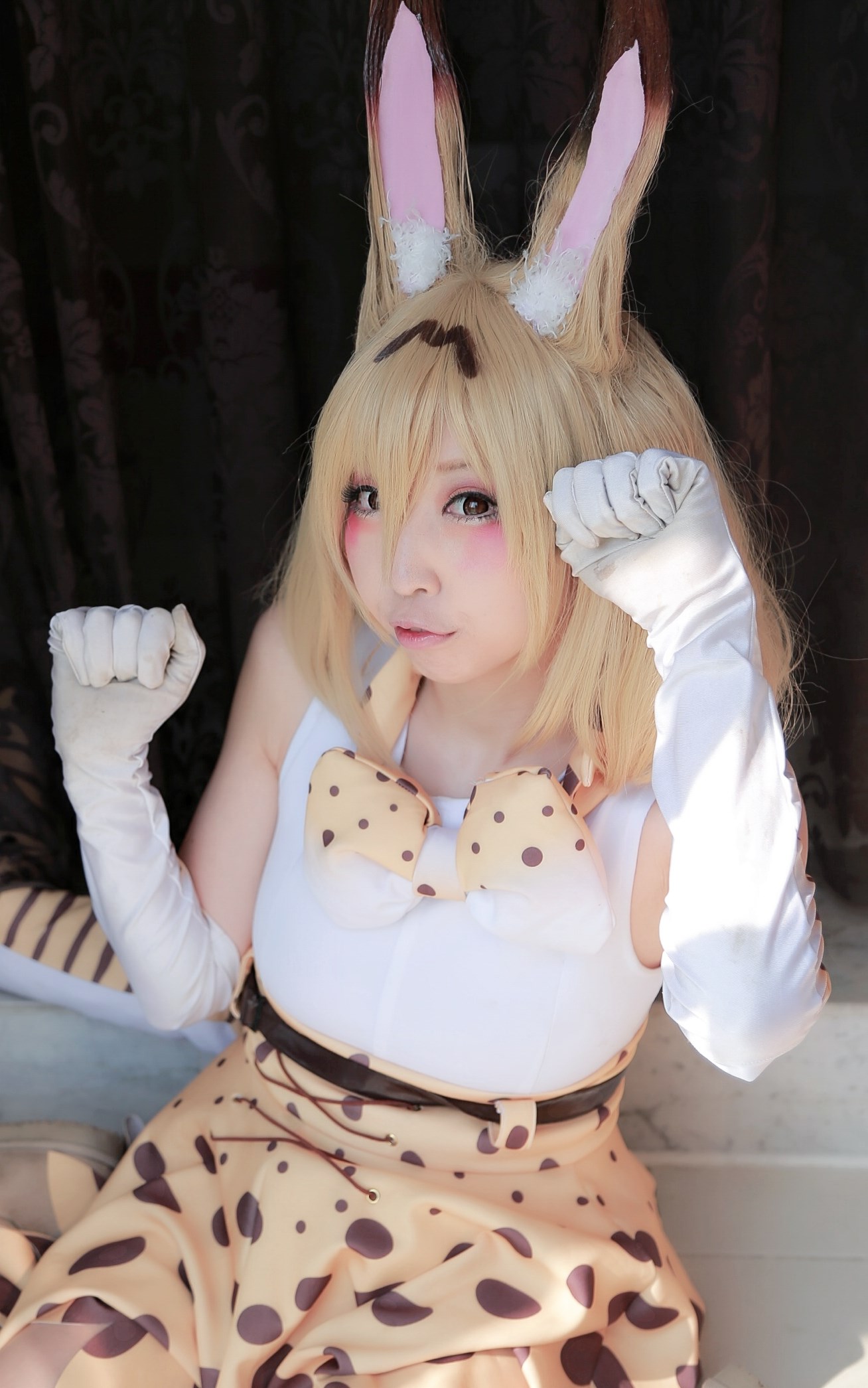 Japanese cosplayer shows a very cold and lovely cat girl(7)