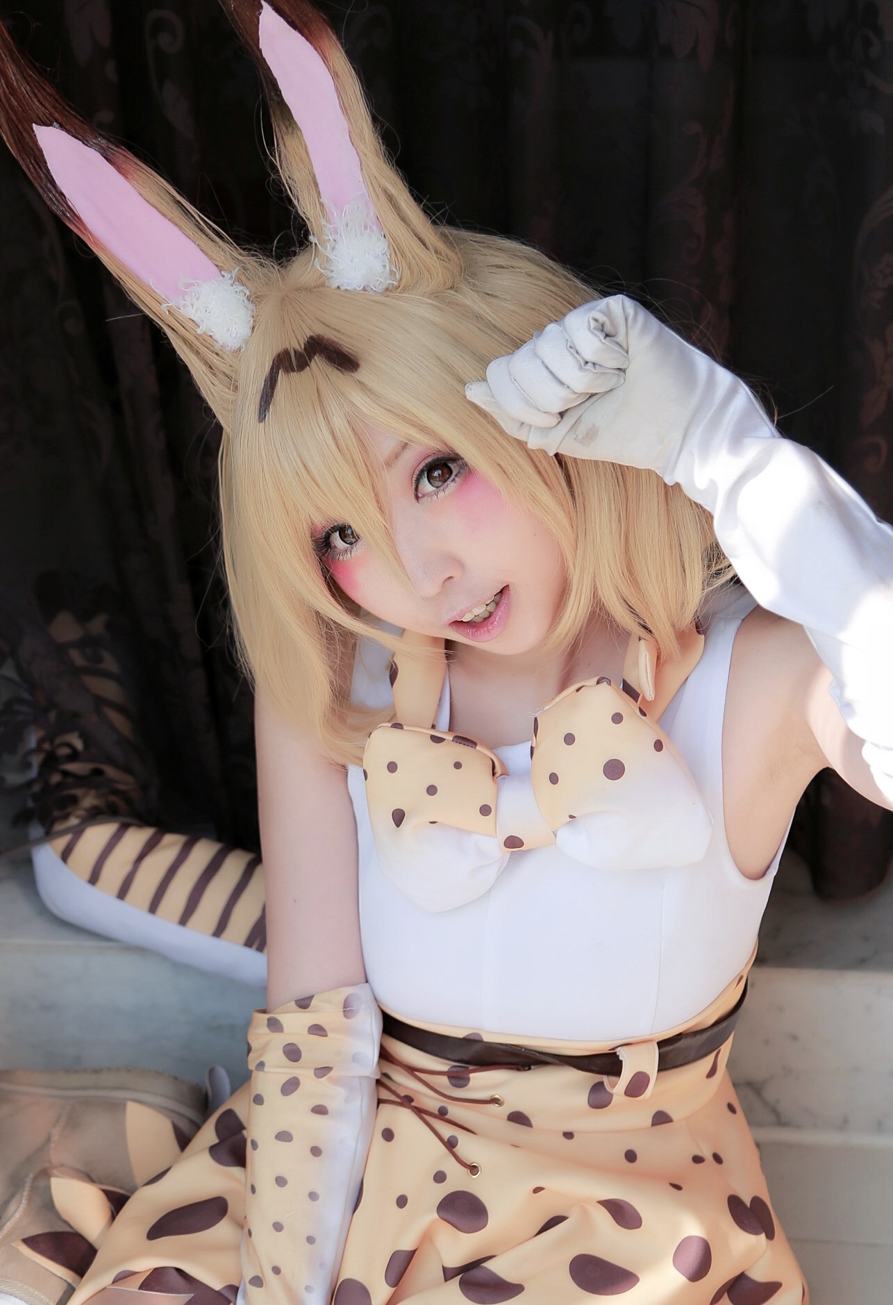 Japanese cosplayer shows a very cold and lovely cat girl(15)
