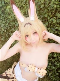 Japanese cosplayer shows a very cold and lovely cat girl(58)