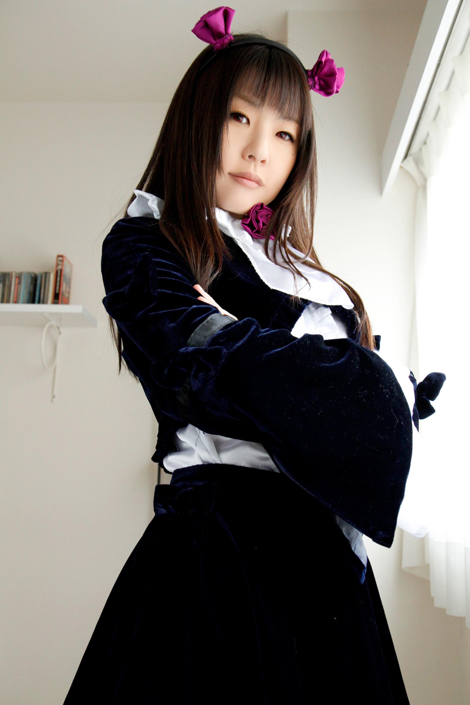 Lovely Kuroneko ero Cosplay tsubomi gorgeous Gothic Lolita(11)