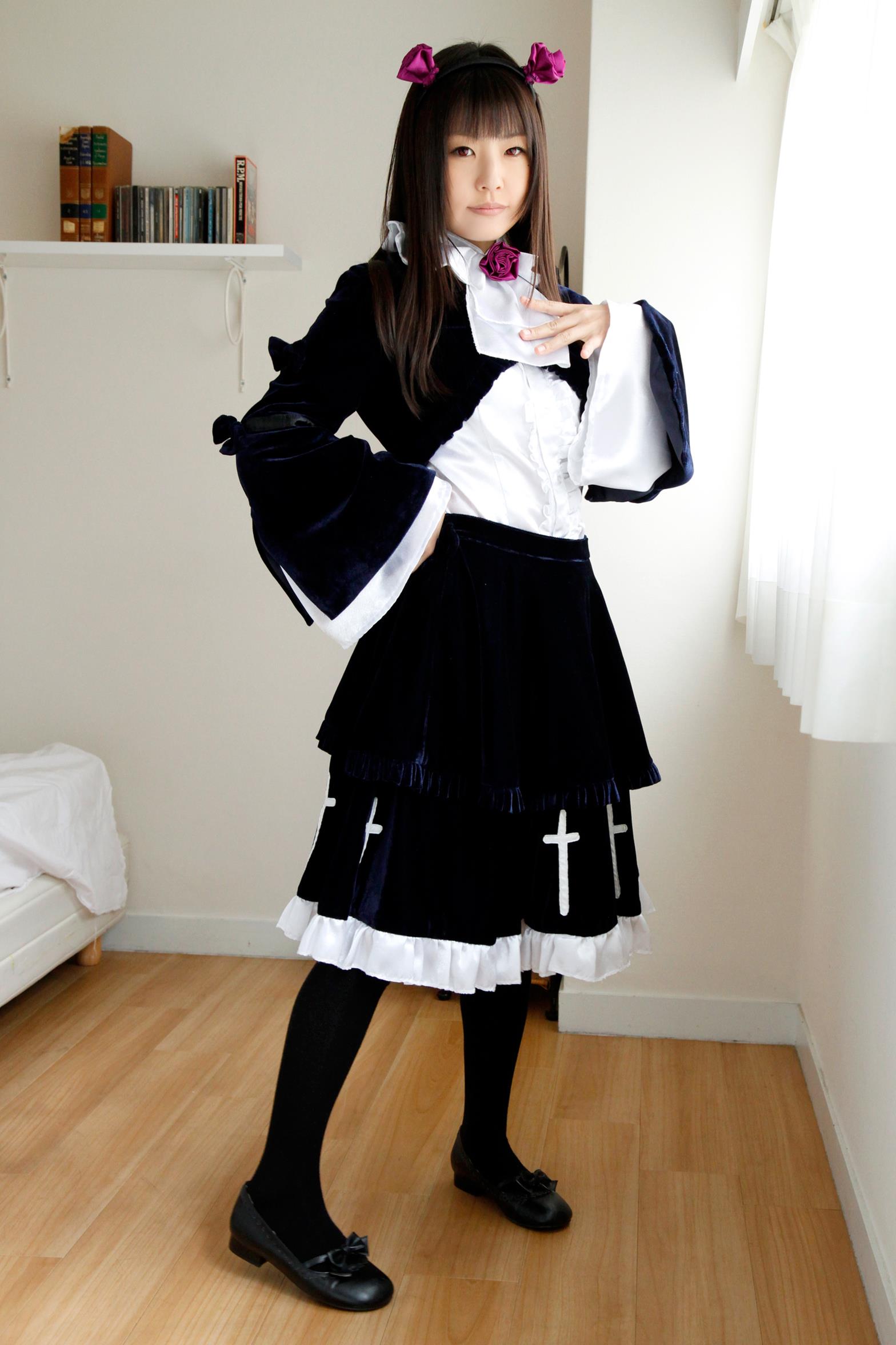 Lovely Kuroneko ero Cosplay tsubomi gorgeous Gothic Lolita(14)