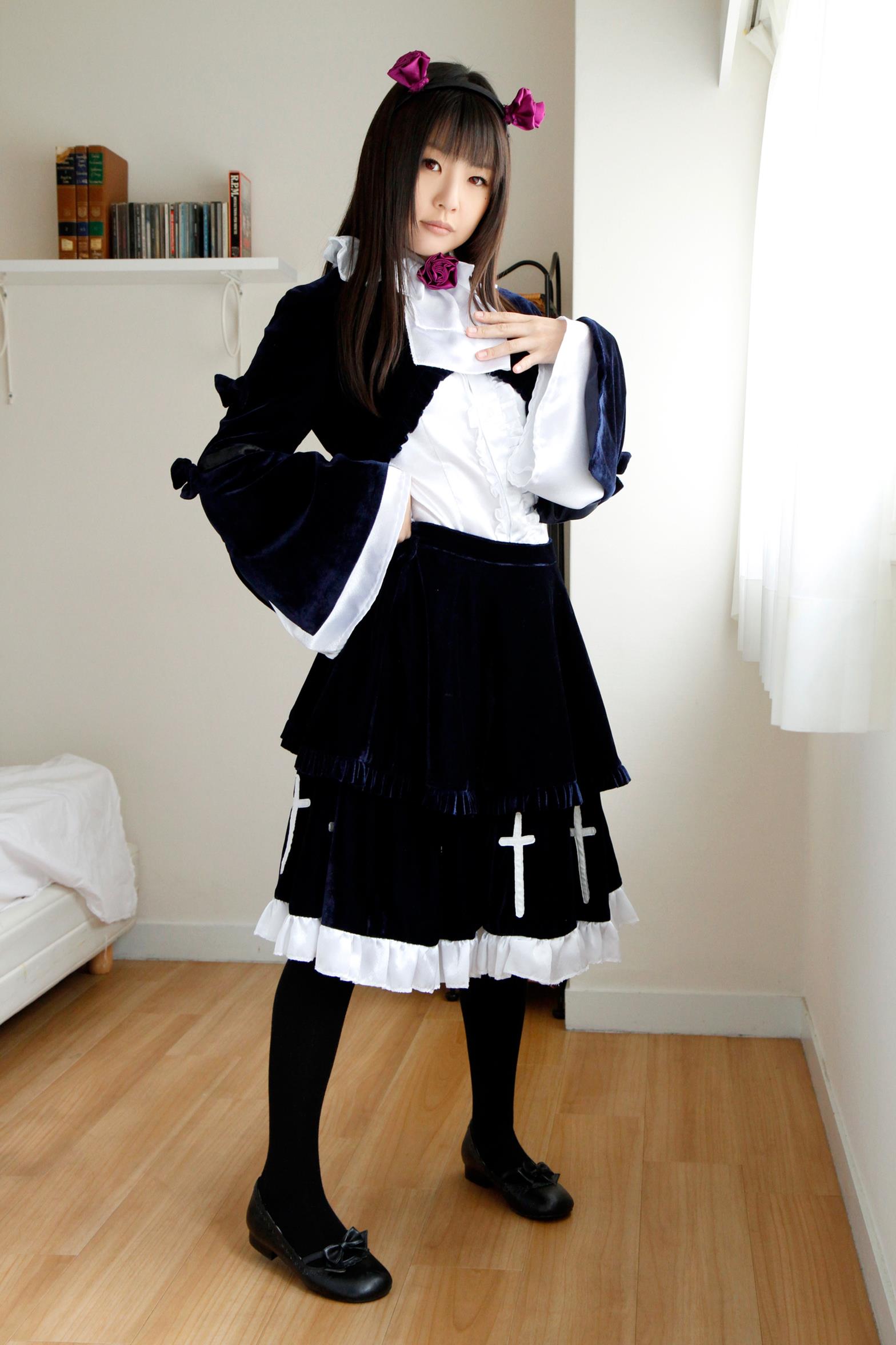 Lovely Kuroneko ero Cosplay tsubomi gorgeous Gothic Lolita(15)