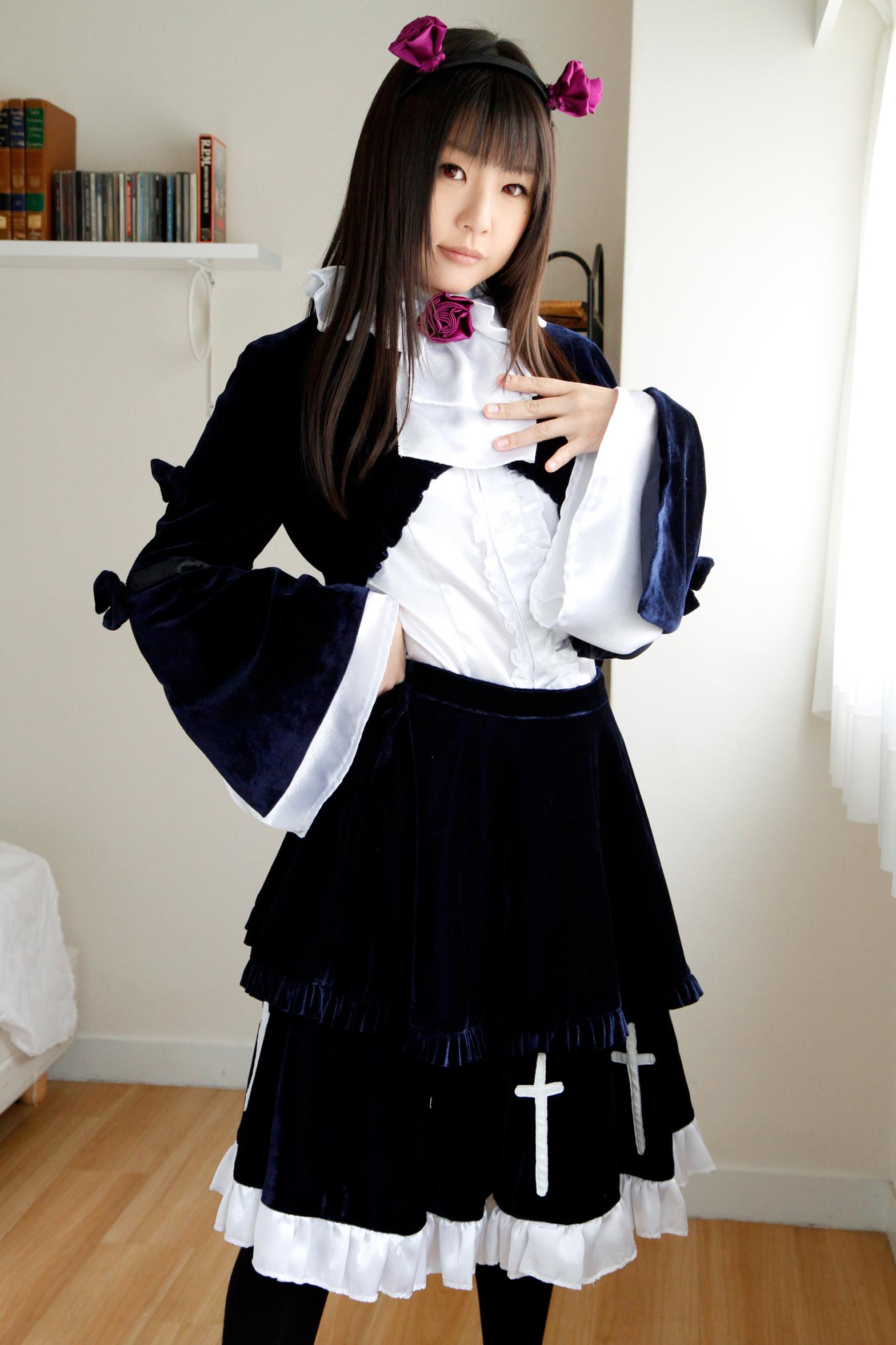 Lovely Kuroneko ero Cosplay tsubomi gorgeous Gothic Lolita(16)