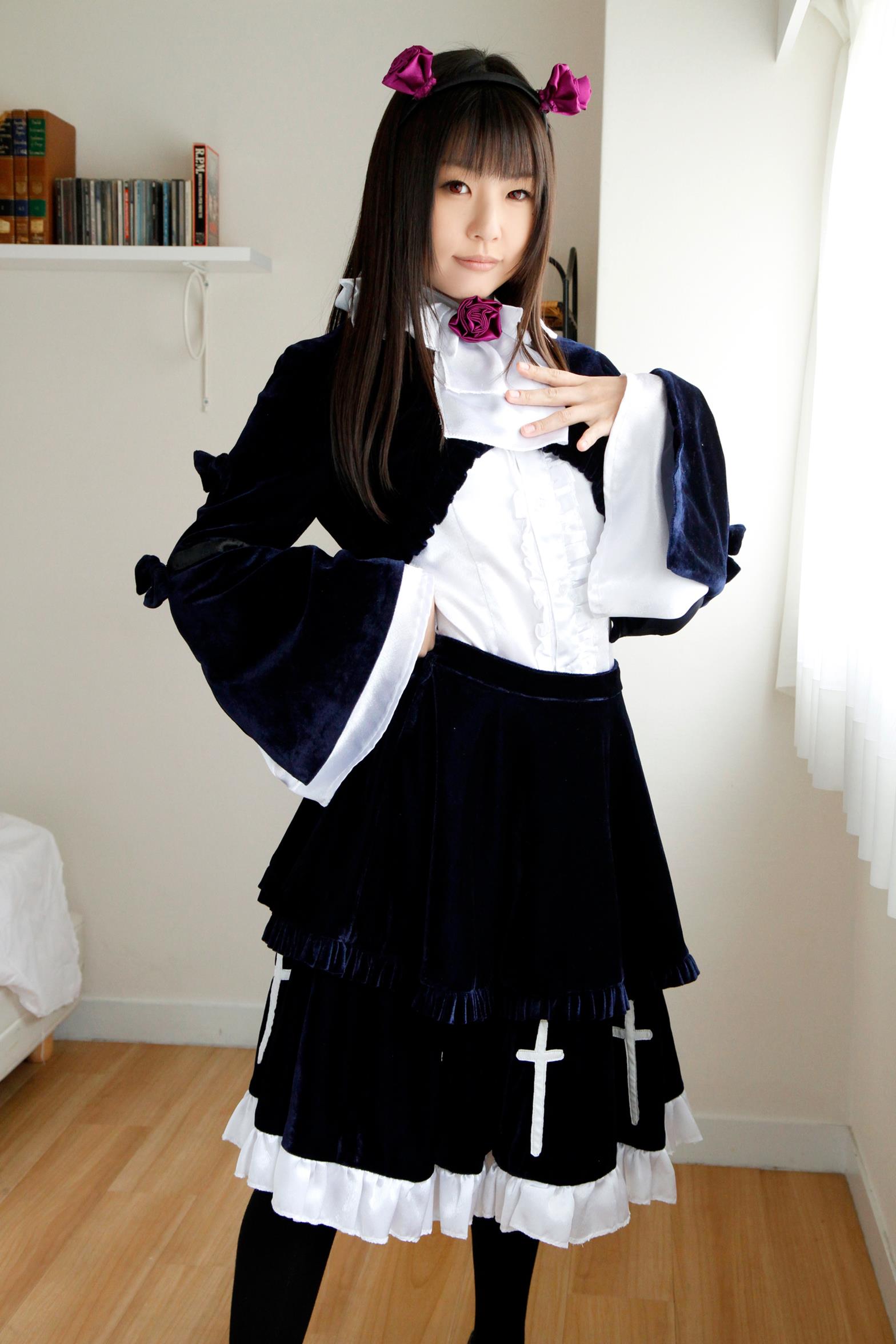 Lovely Kuroneko ero Cosplay tsubomi gorgeous Gothic Lolita(17)