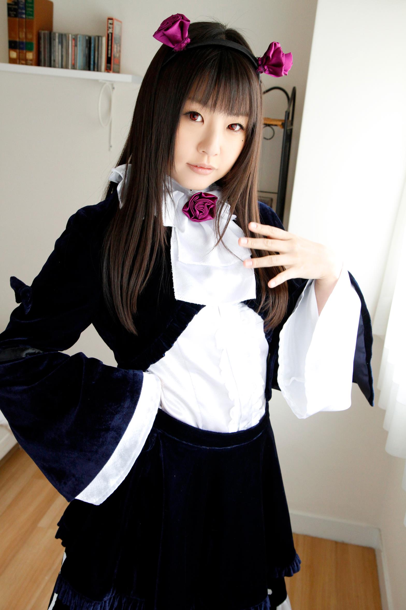 Lovely Kuroneko ero Cosplay tsubomi gorgeous Gothic Lolita(18)