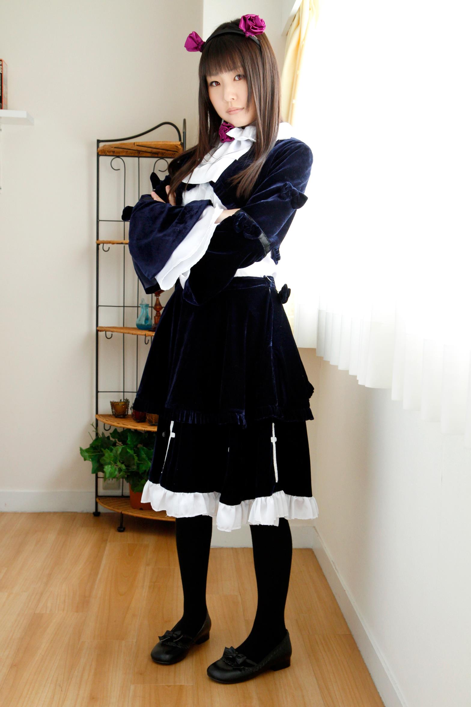 Lovely Kuroneko ero Cosplay tsubomi gorgeous Gothic Lolita(3)