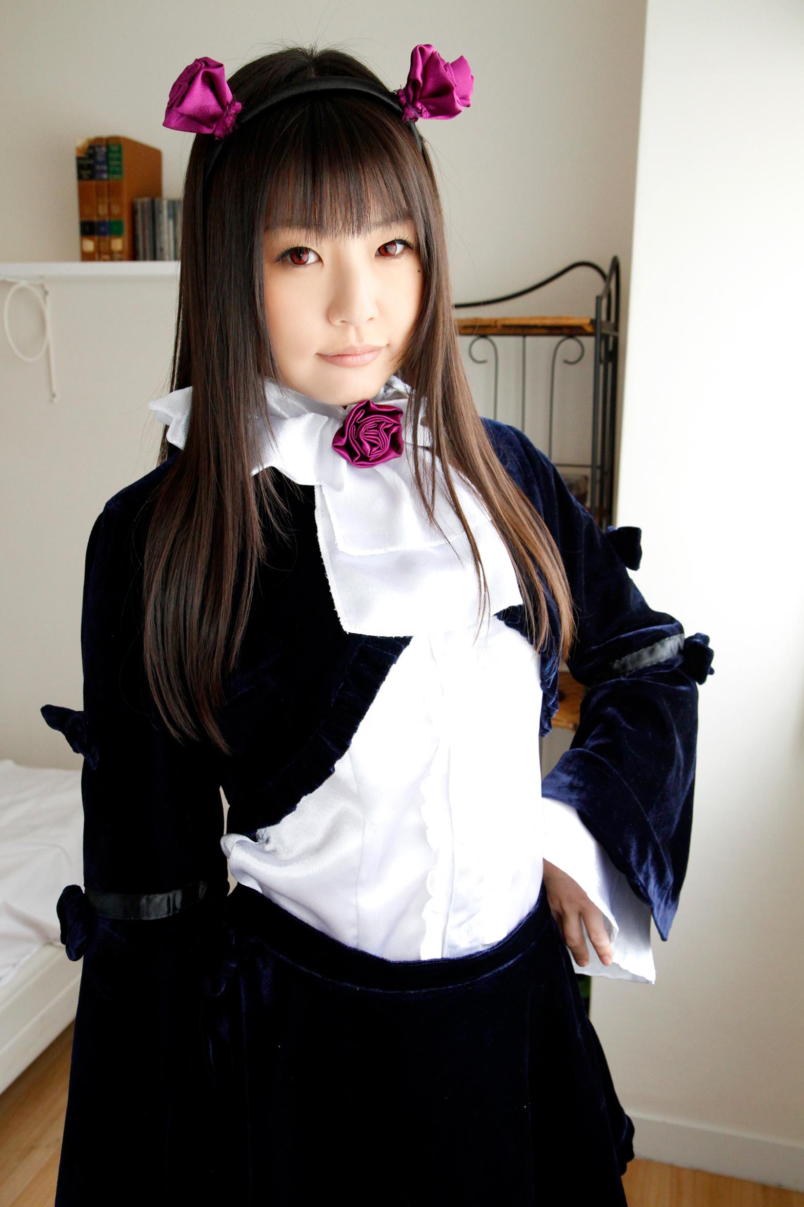 Lovely Kuroneko ero Cosplay tsubomi gorgeous Gothic Lolita(23)