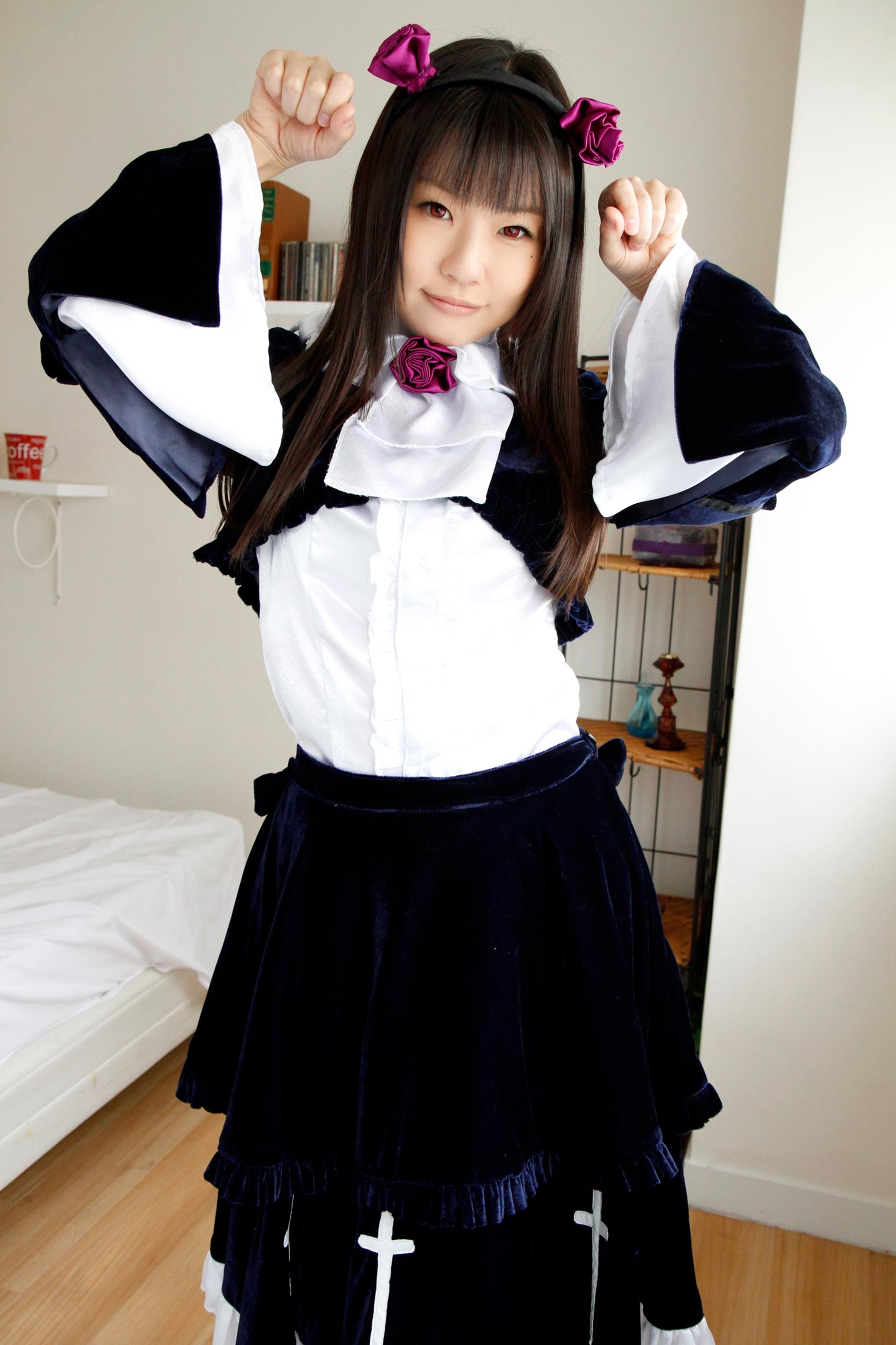 Lovely Kuroneko ero Cosplay tsubomi gorgeous Gothic Lolita(26)