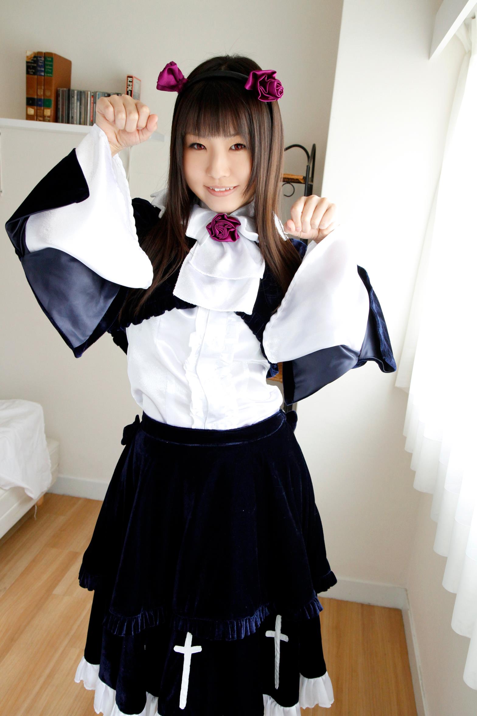 Lovely Kuroneko ero Cosplay tsubomi gorgeous Gothic Lolita(27)