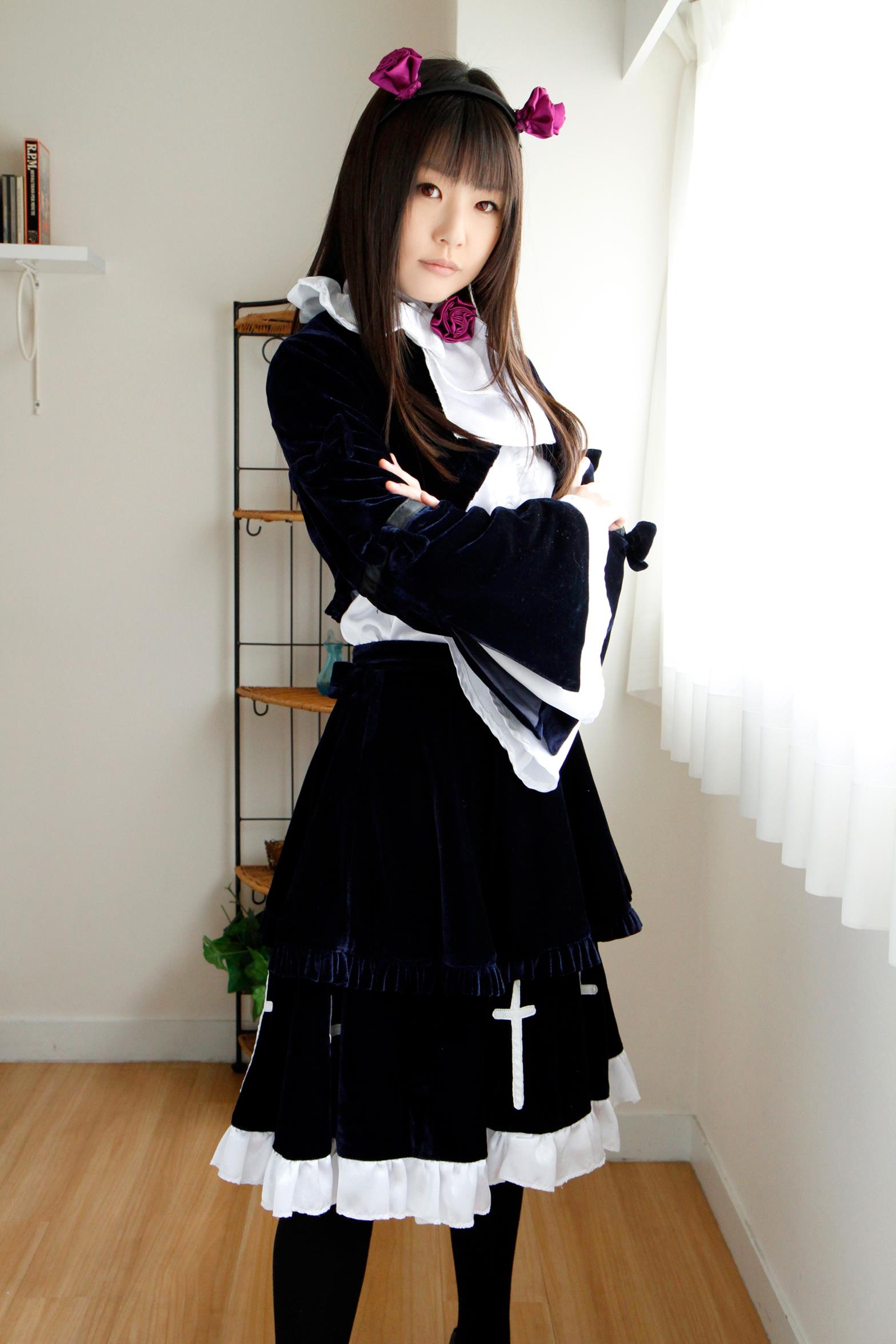 Lovely Kuroneko ero Cosplay tsubomi gorgeous Gothic Lolita(4)