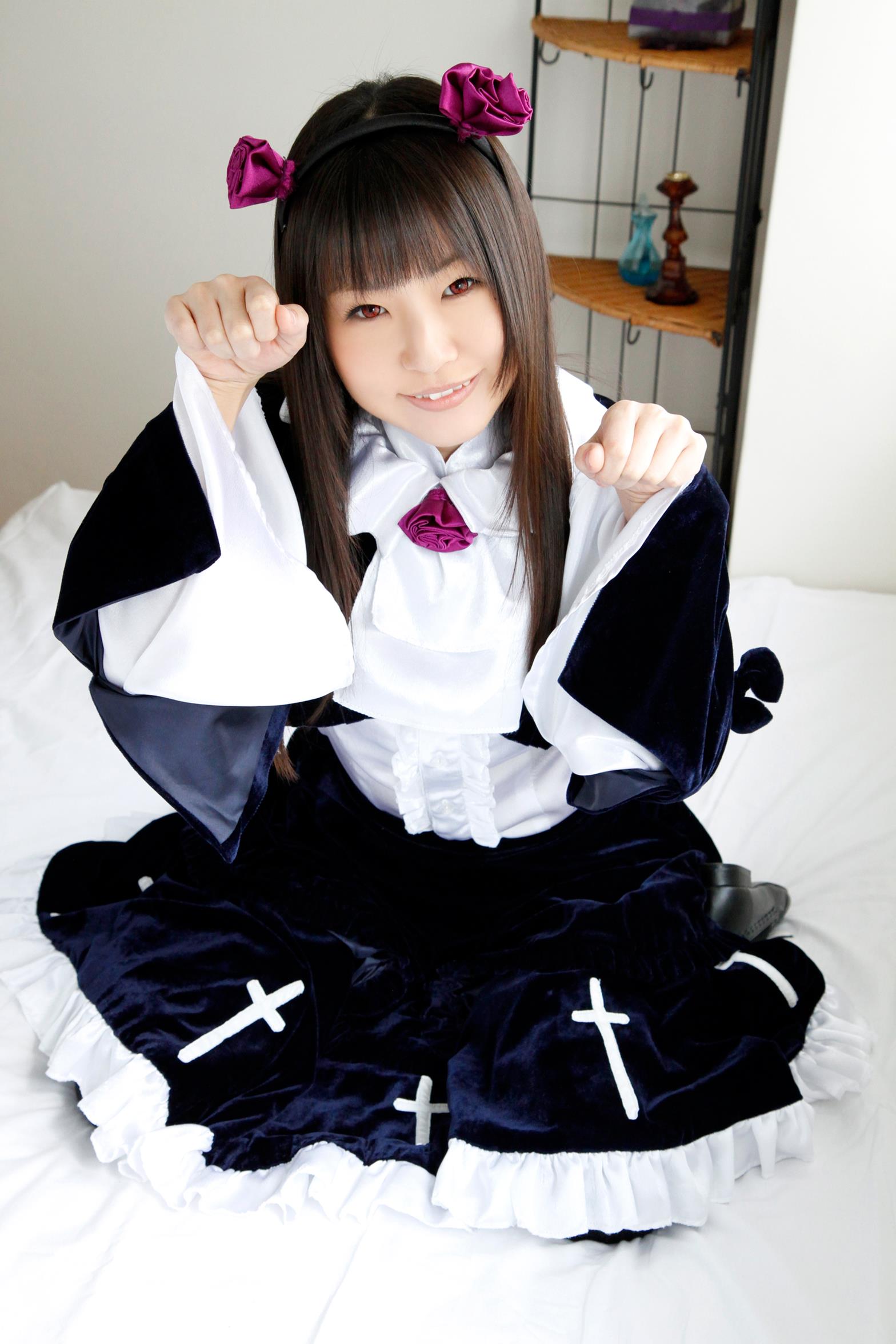 Lovely Kuroneko ero Cosplay tsubomi gorgeous Gothic Lolita(42)