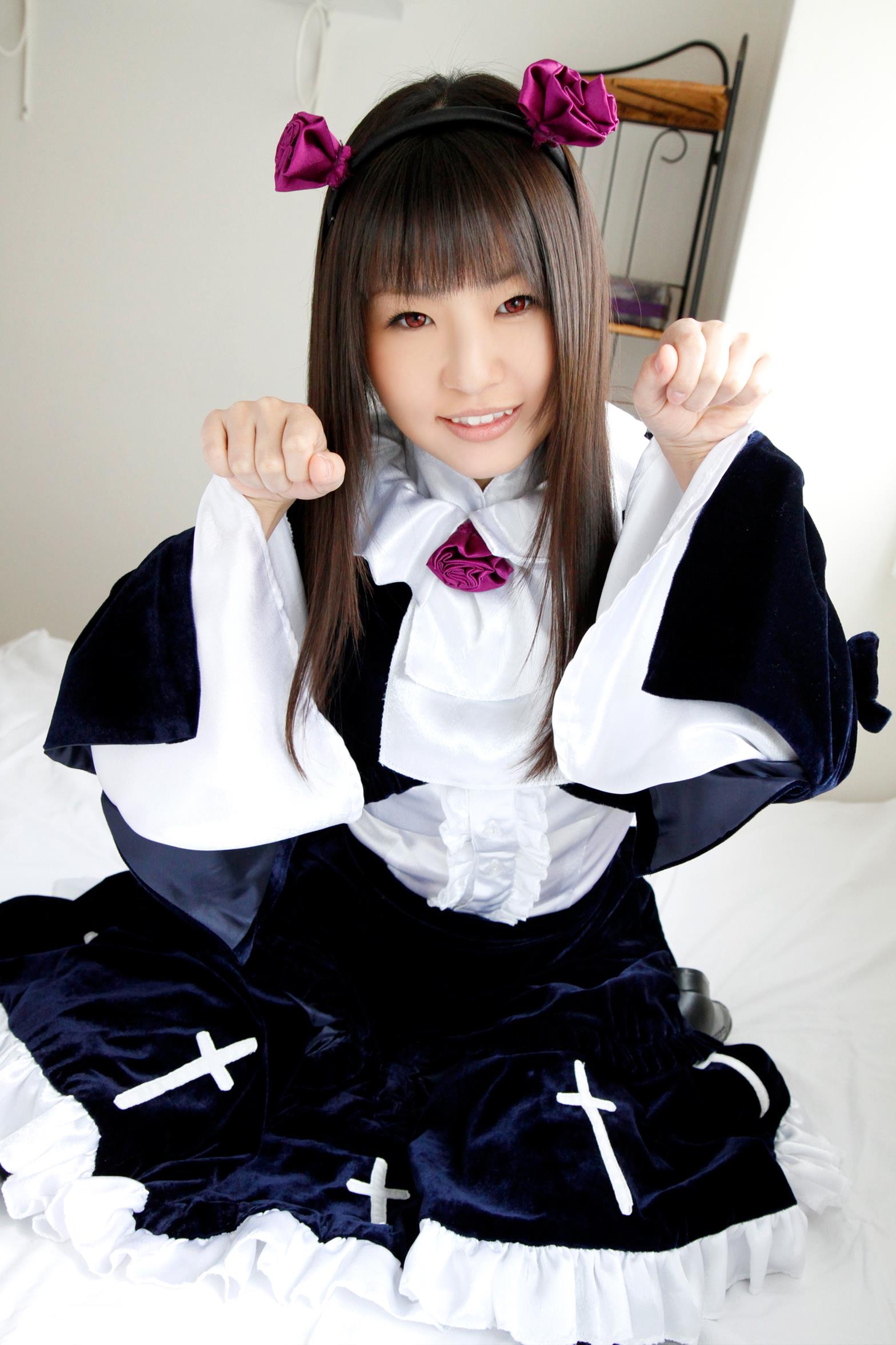 Lovely Kuroneko ero Cosplay tsubomi gorgeous Gothic Lolita(43)