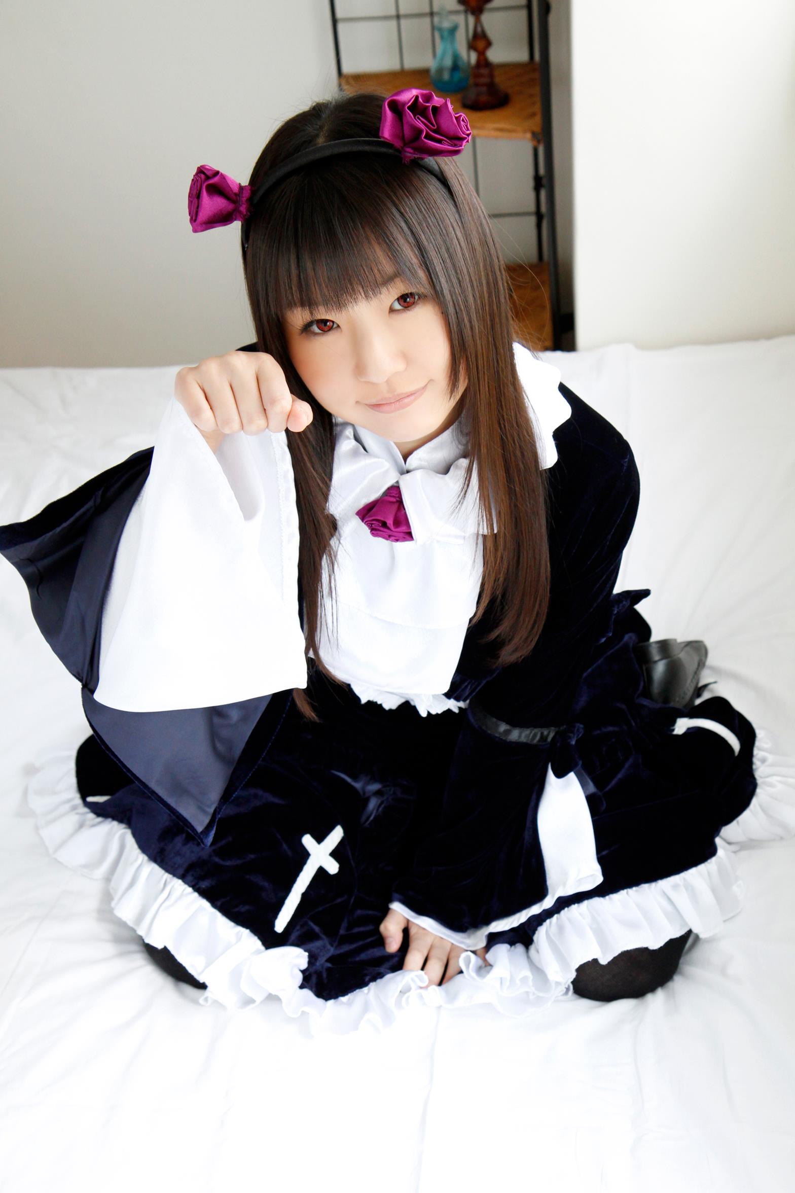 Lovely Kuroneko ero Cosplay tsubomi gorgeous Gothic Lolita(45)