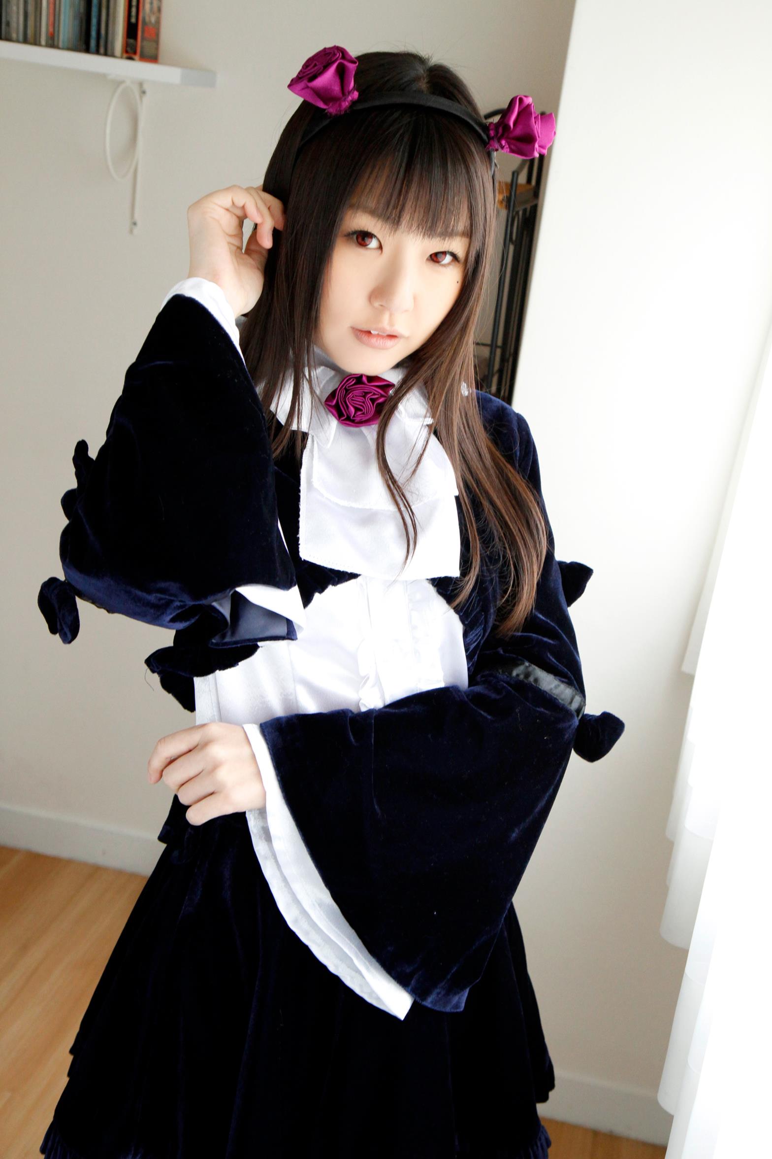 Lovely Kuroneko ero Cosplay tsubomi gorgeous Gothic Lolita(7)