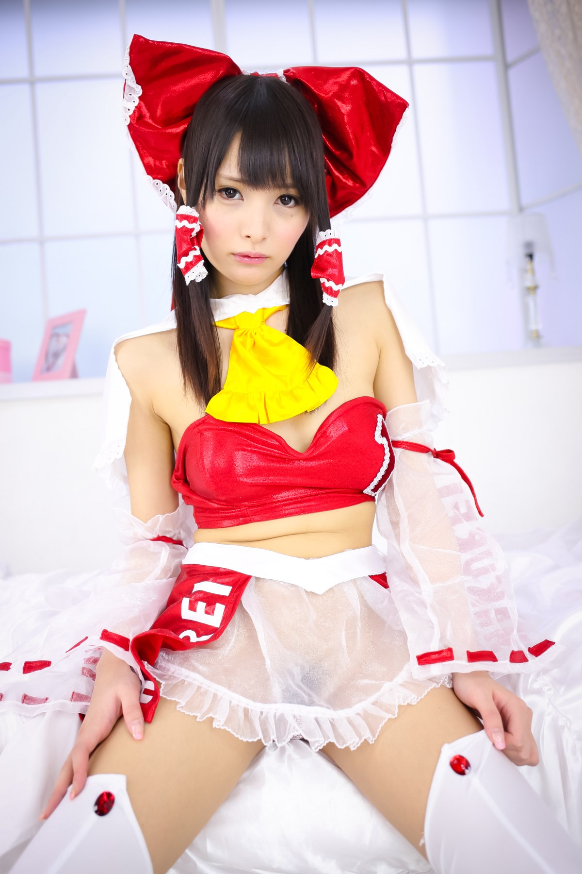 The slovenly Reimu ero Cosplay by mihono sakou(20)