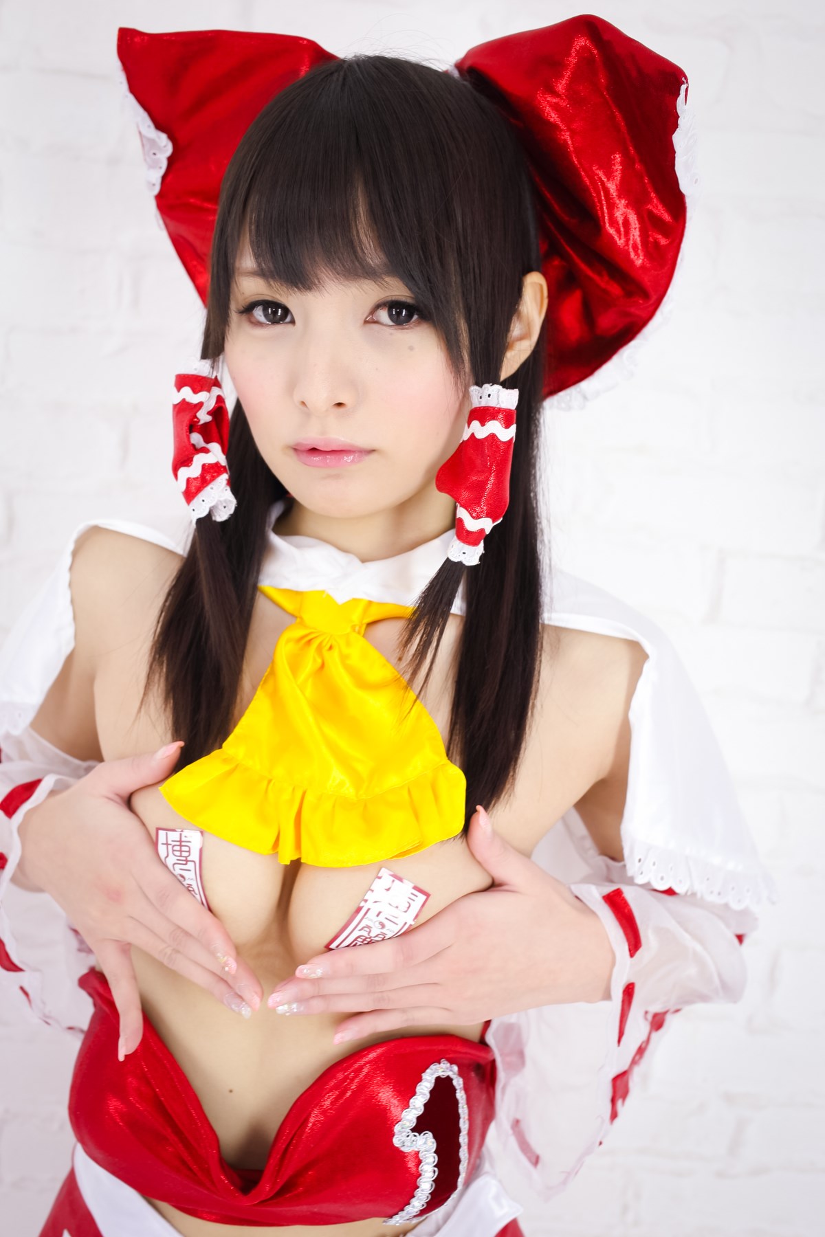 The slovenly Reimu ero Cosplay by mihono sakou(30)