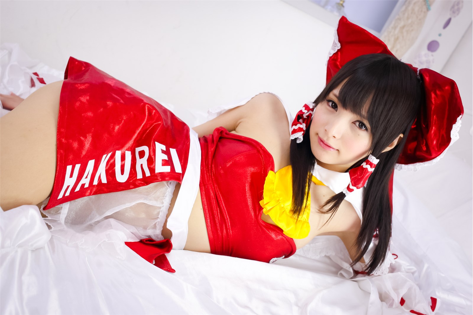 The slovenly Reimu ero Cosplay by mihono sakou(39)